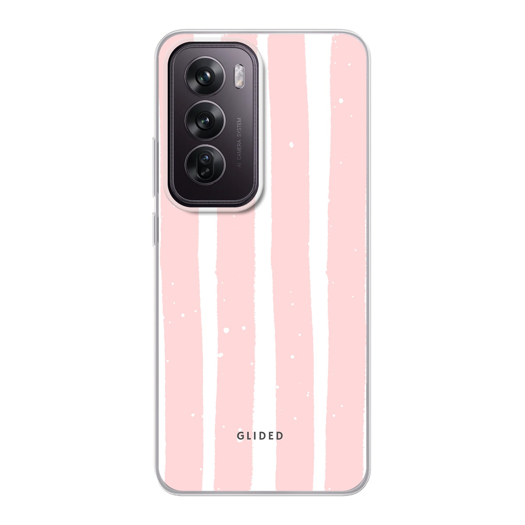 Pink Stripes - Oppo Reno12 Pro Handyhülle