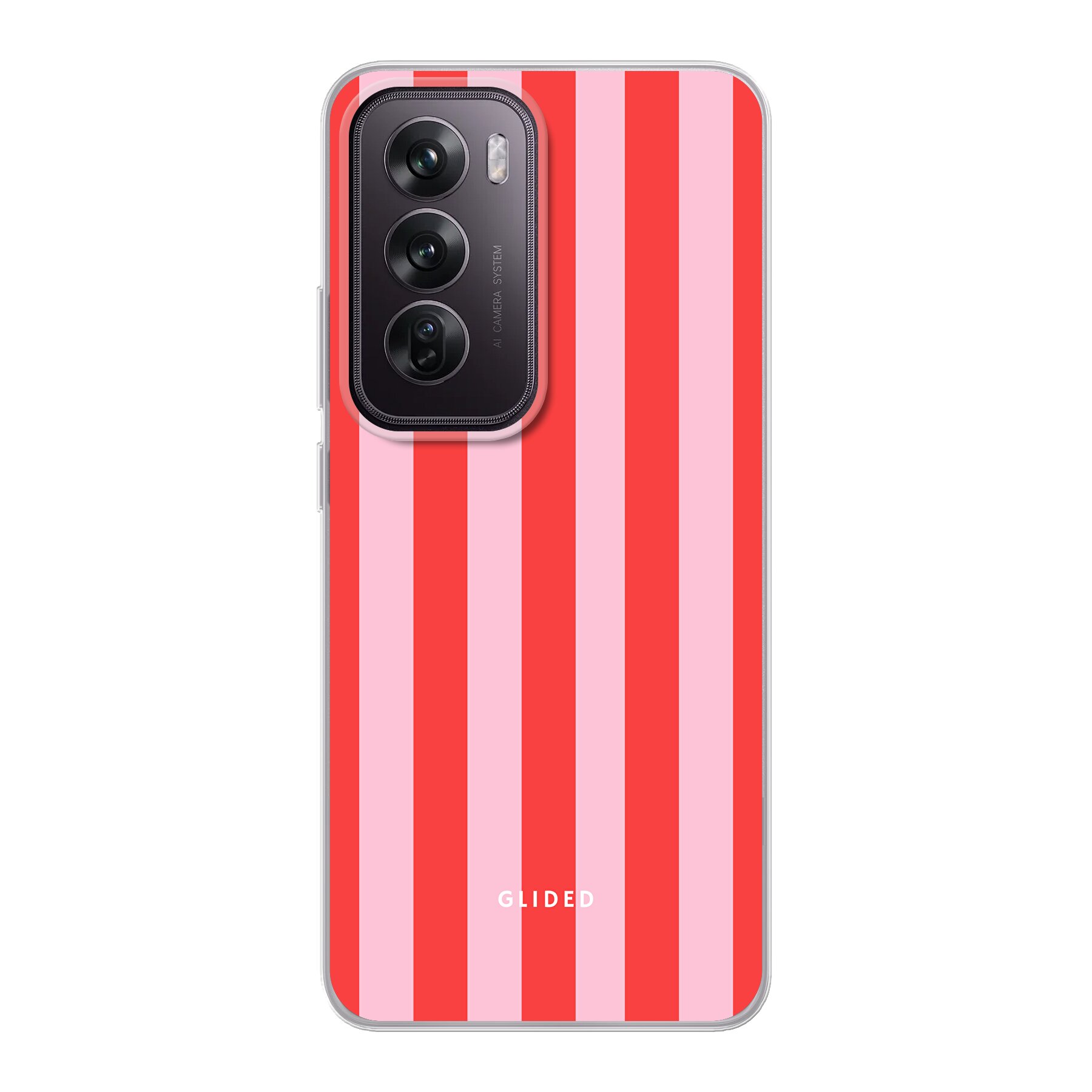 Red & Pink - Oppo Reno12 Pro Handyhülle