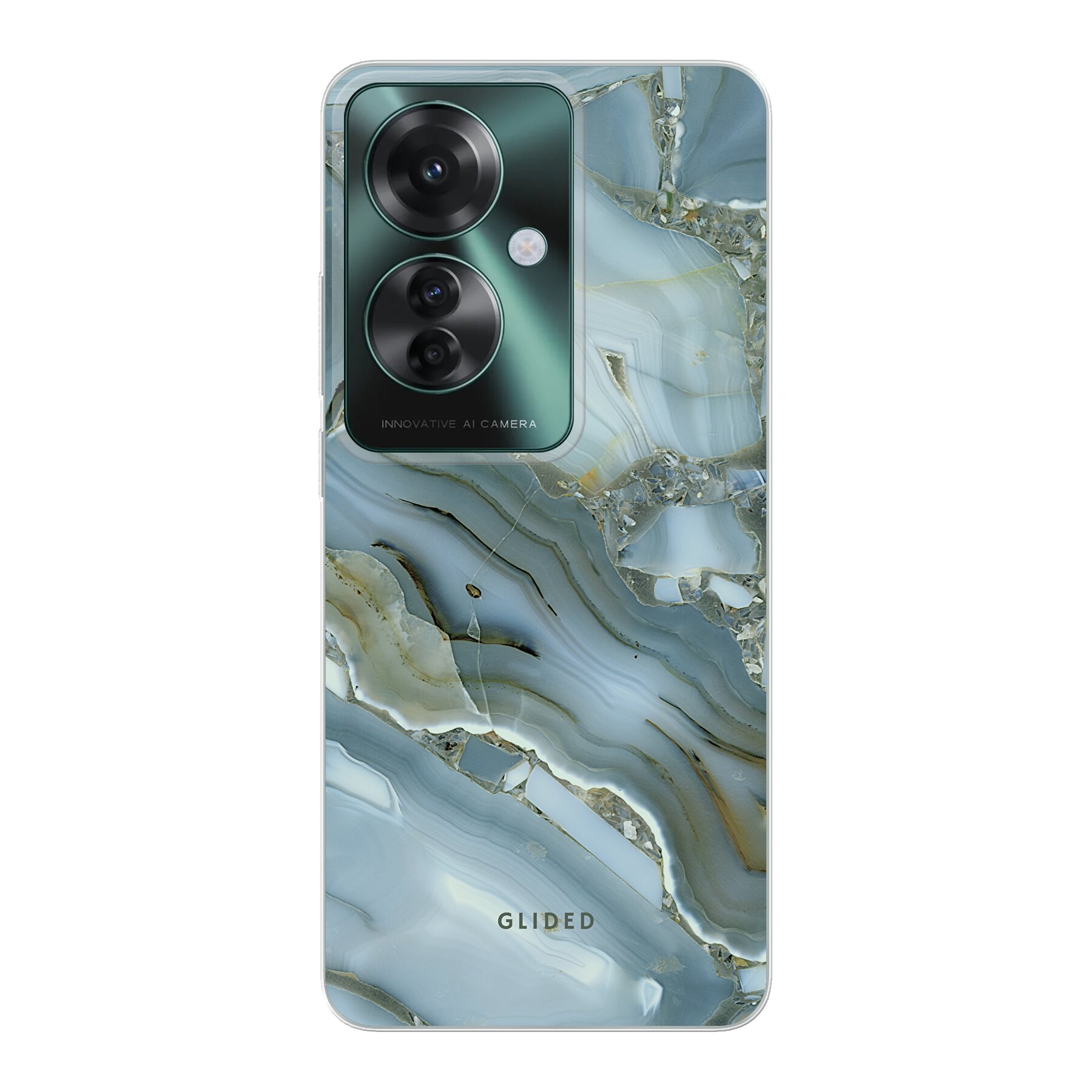 Green Marble - Oppo Reno 11 F Handyhülle