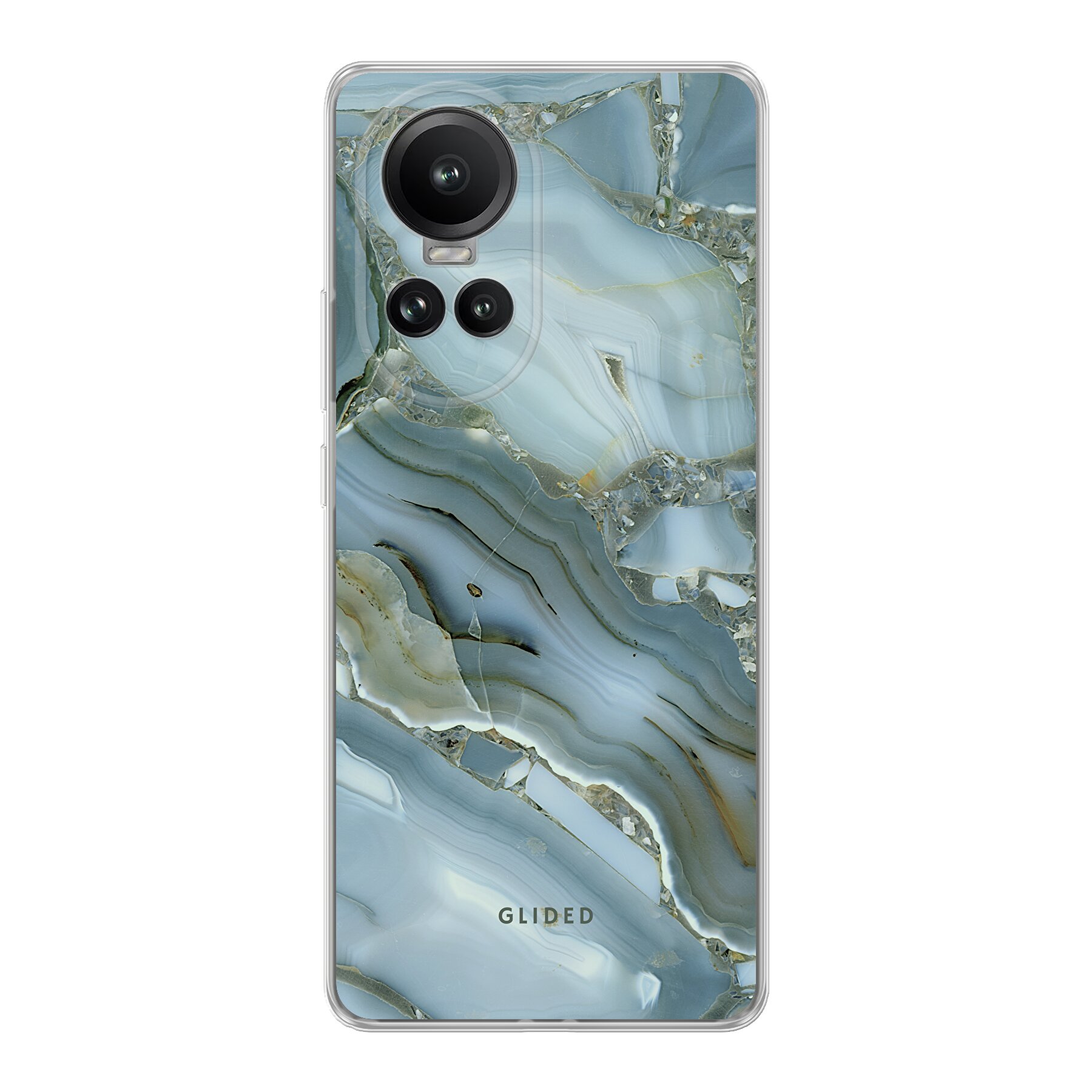 Green Marble - Oppo Reno 10 Pro Handyhülle