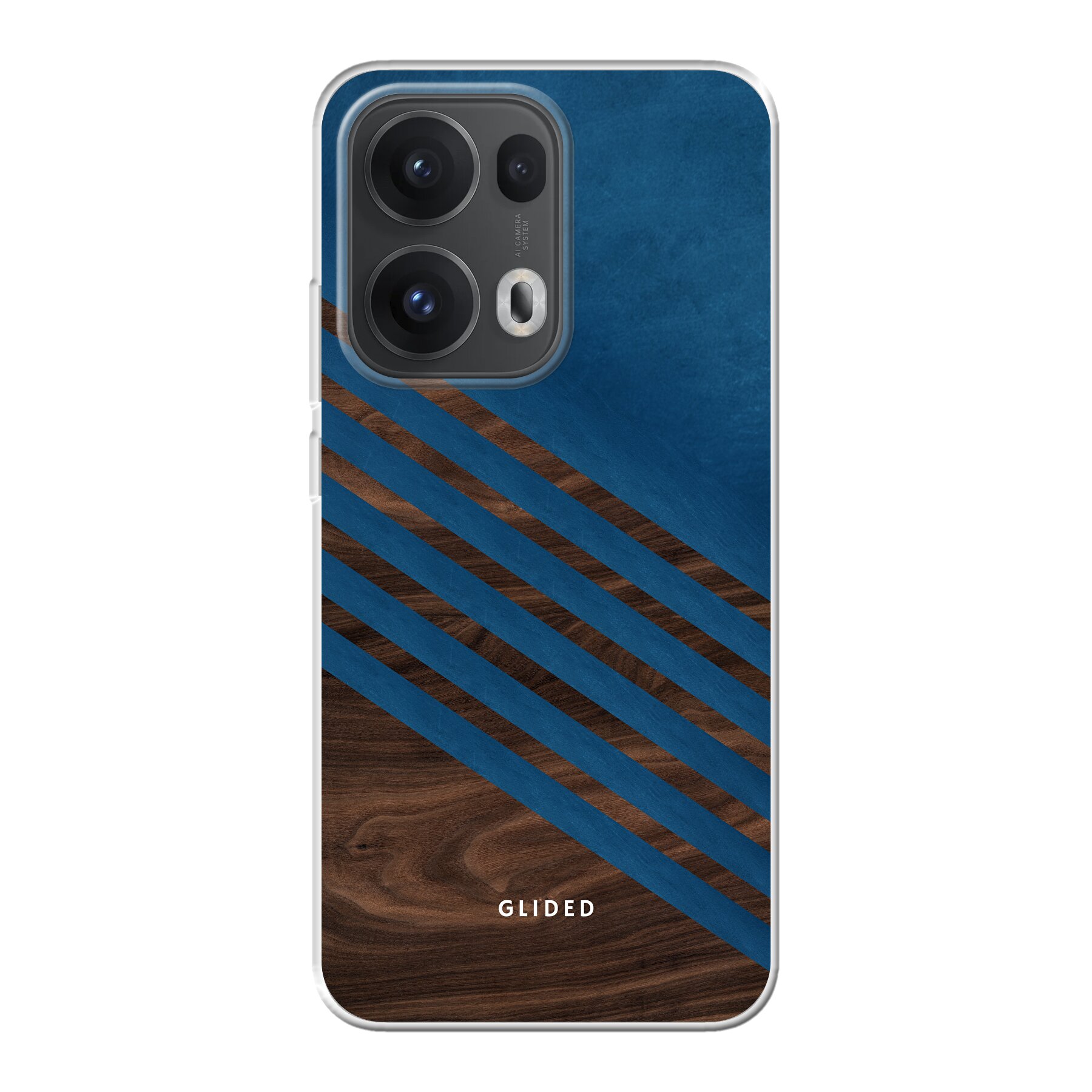Blue Wood - Oppo Reno13 Pro Handyhülle