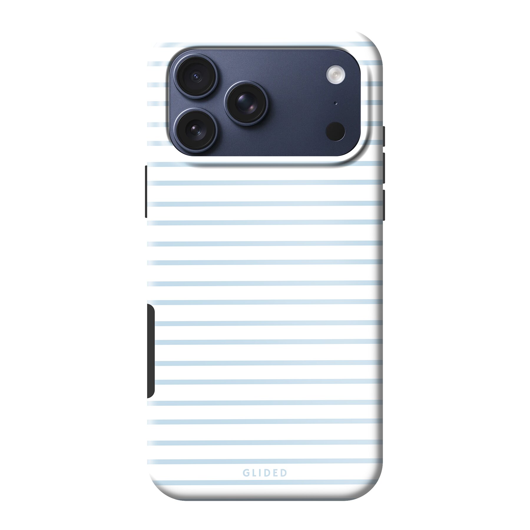Produktbild Blue & White Stripes - iPhone 17 Pro Max Handyhülle