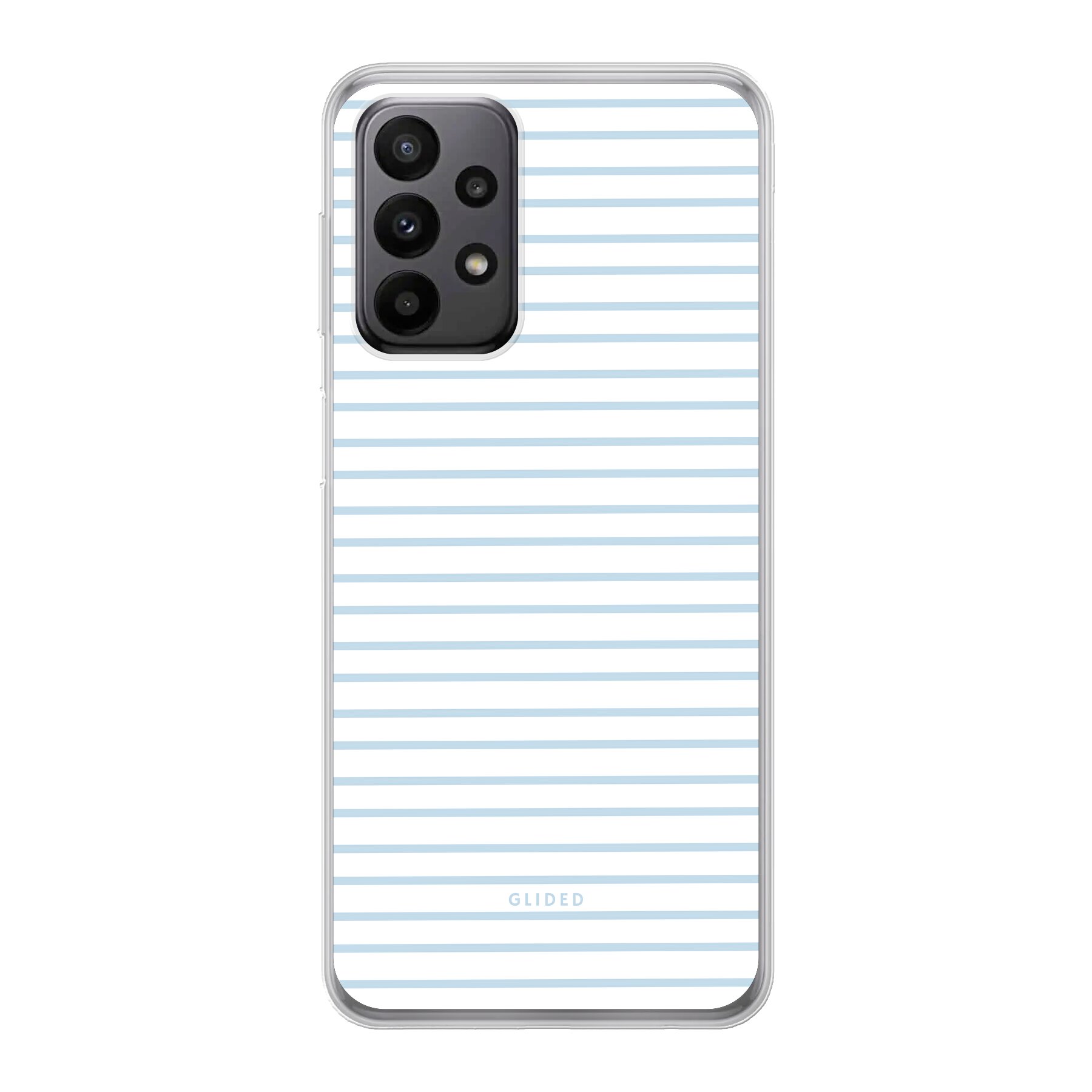 Produktbild Blue & White Stripes - Samsung Galaxy A23 5G Handyhülle