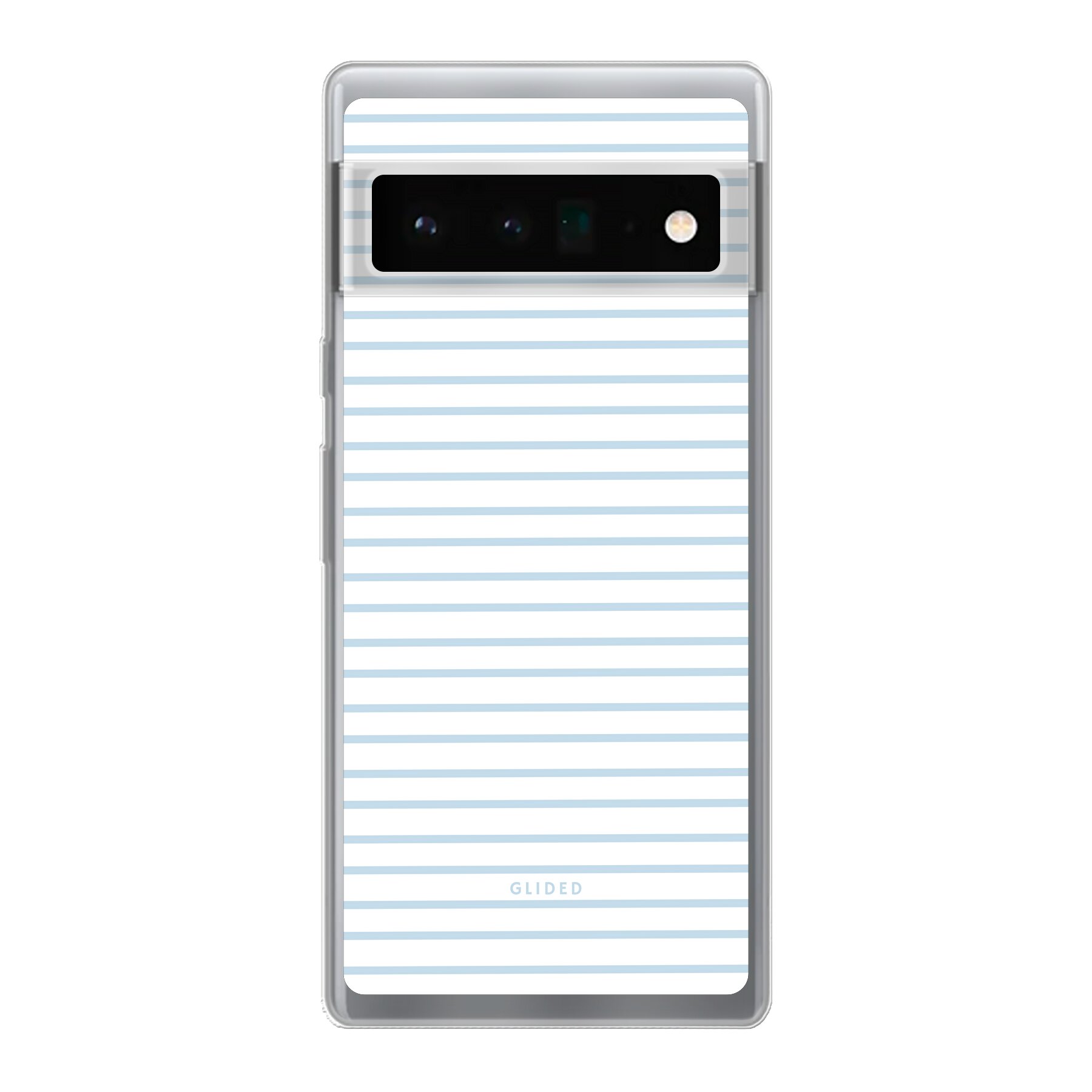 Blue & White Stripes - Google Pixel 6 Pro Handyhülle