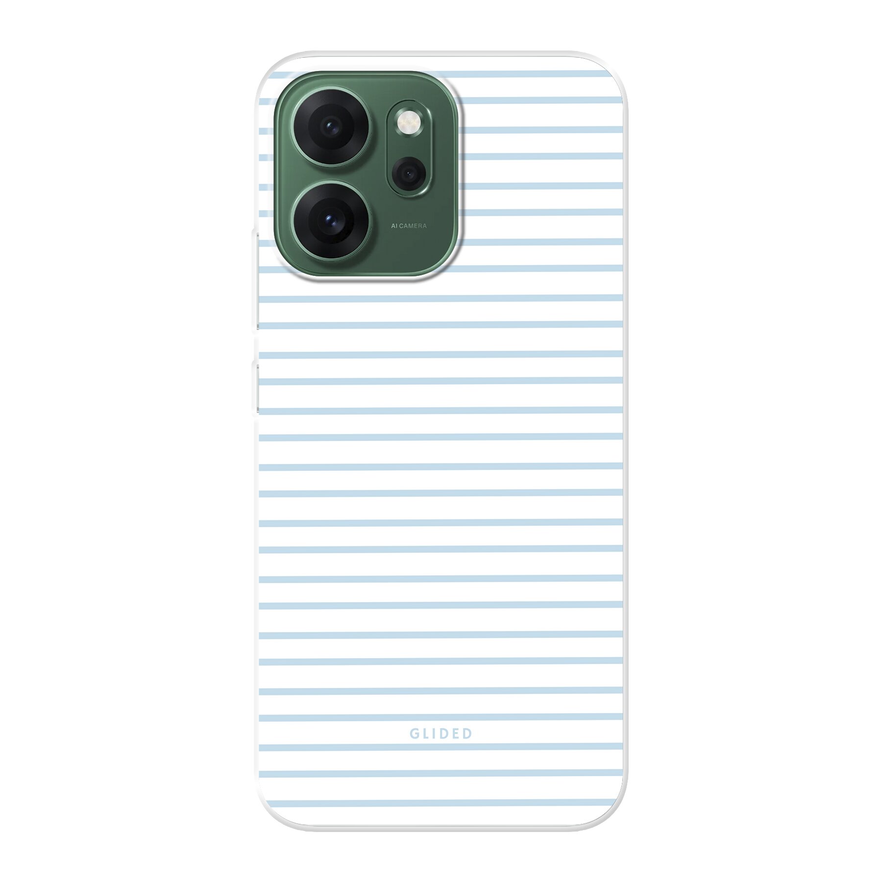 Imagen del producto Blue & White Stripes - Oppo Reno14 F Funda
