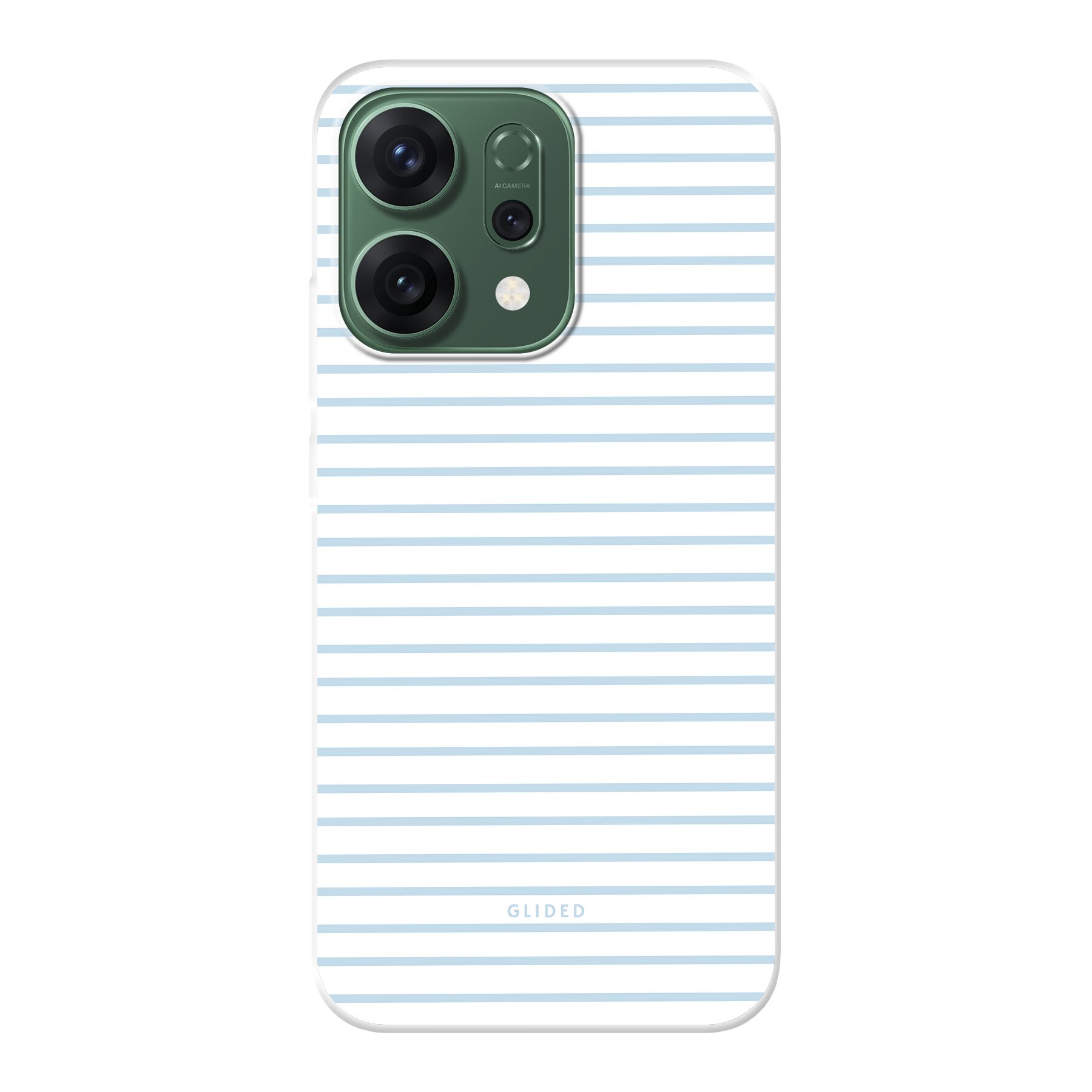 Imagen del producto Blue & White Stripes - Oppo Reno14 Funda