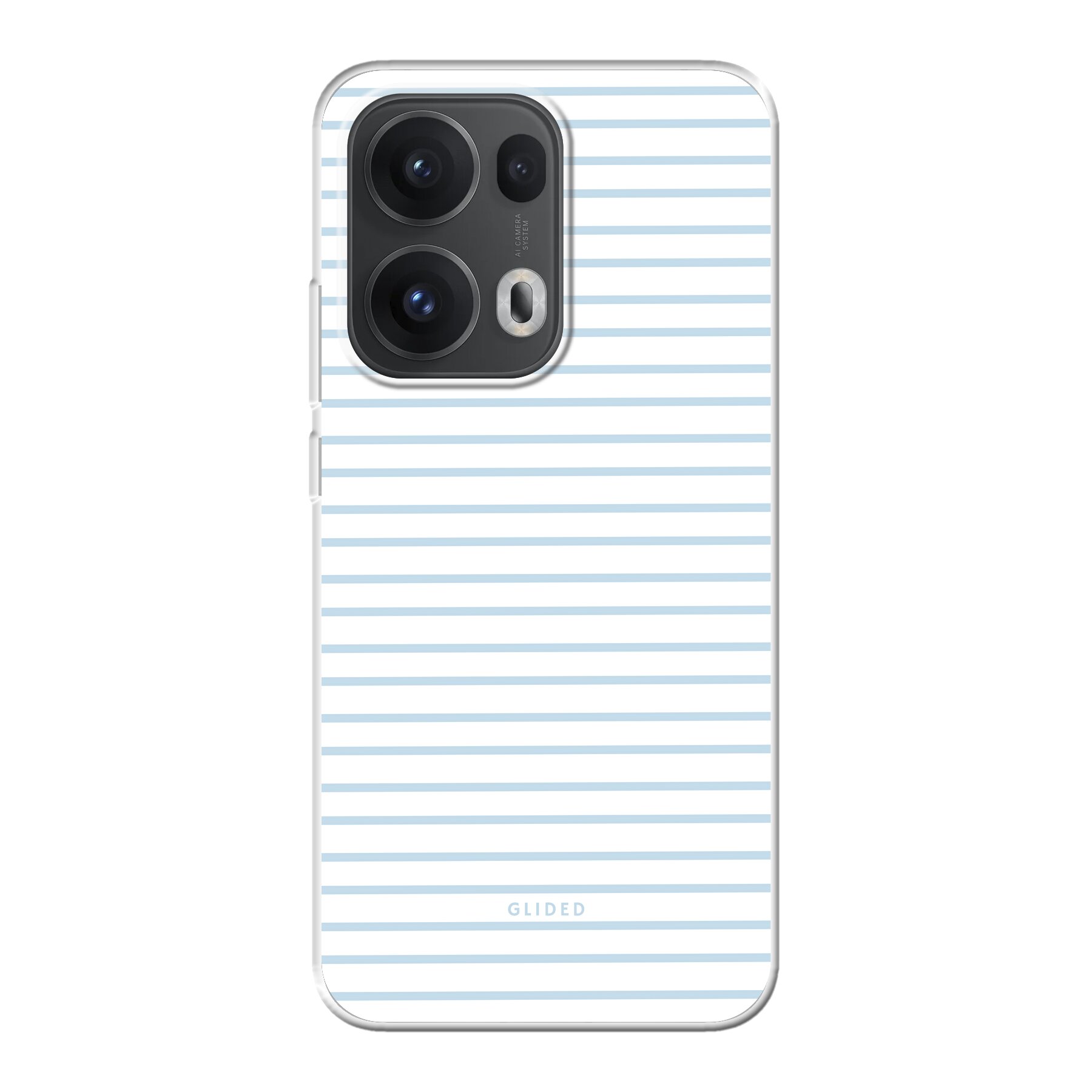Imagen del producto Blue & White Stripes - Oppo Reno13 Pro Funda