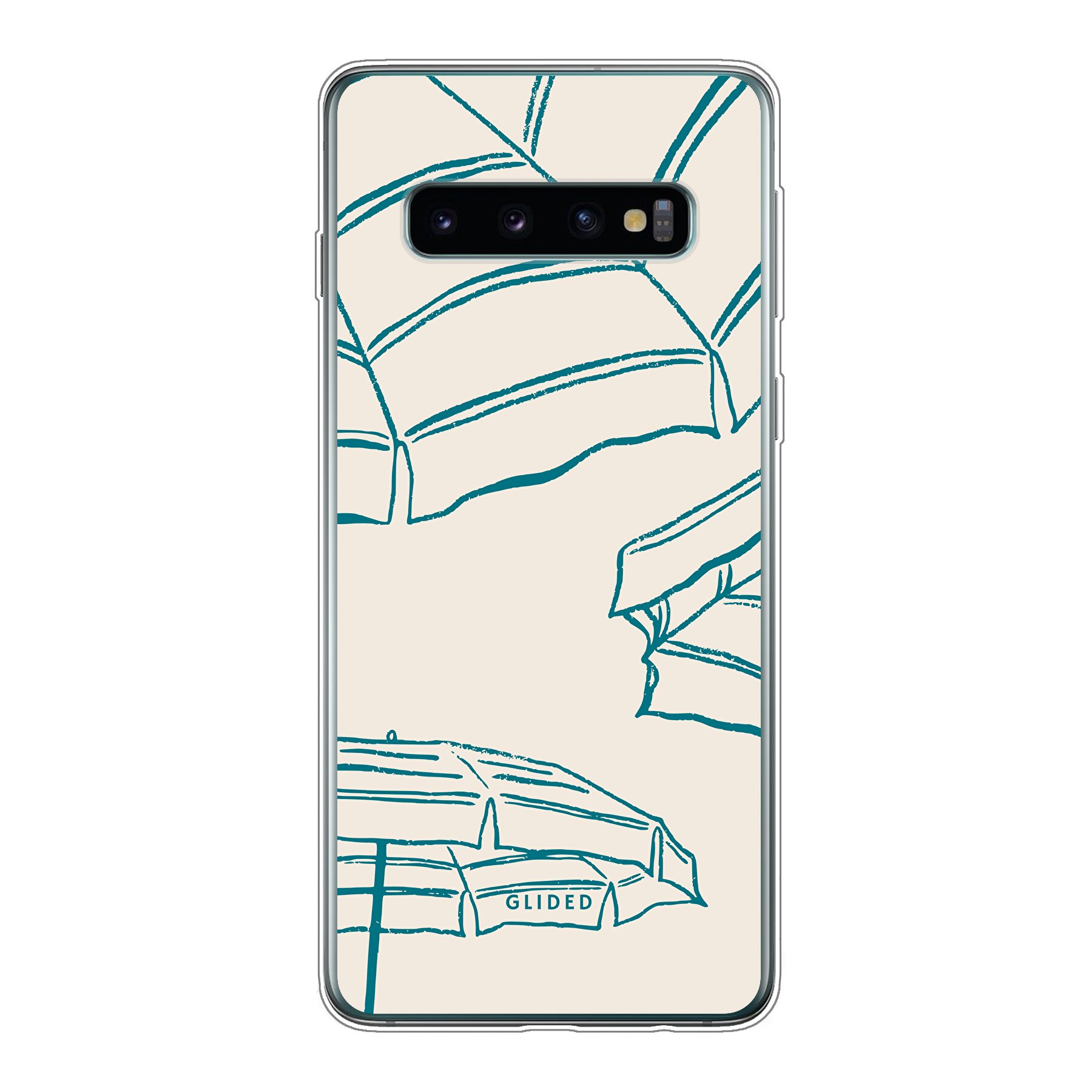 Beach Umbrella - Samsung Galaxy S10 Handyhülle