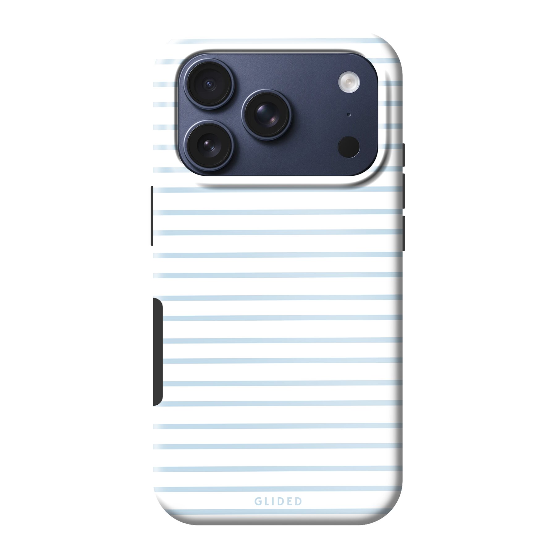 Produktbild Blue & White Stripes - iPhone 17 Pro Handyhülle