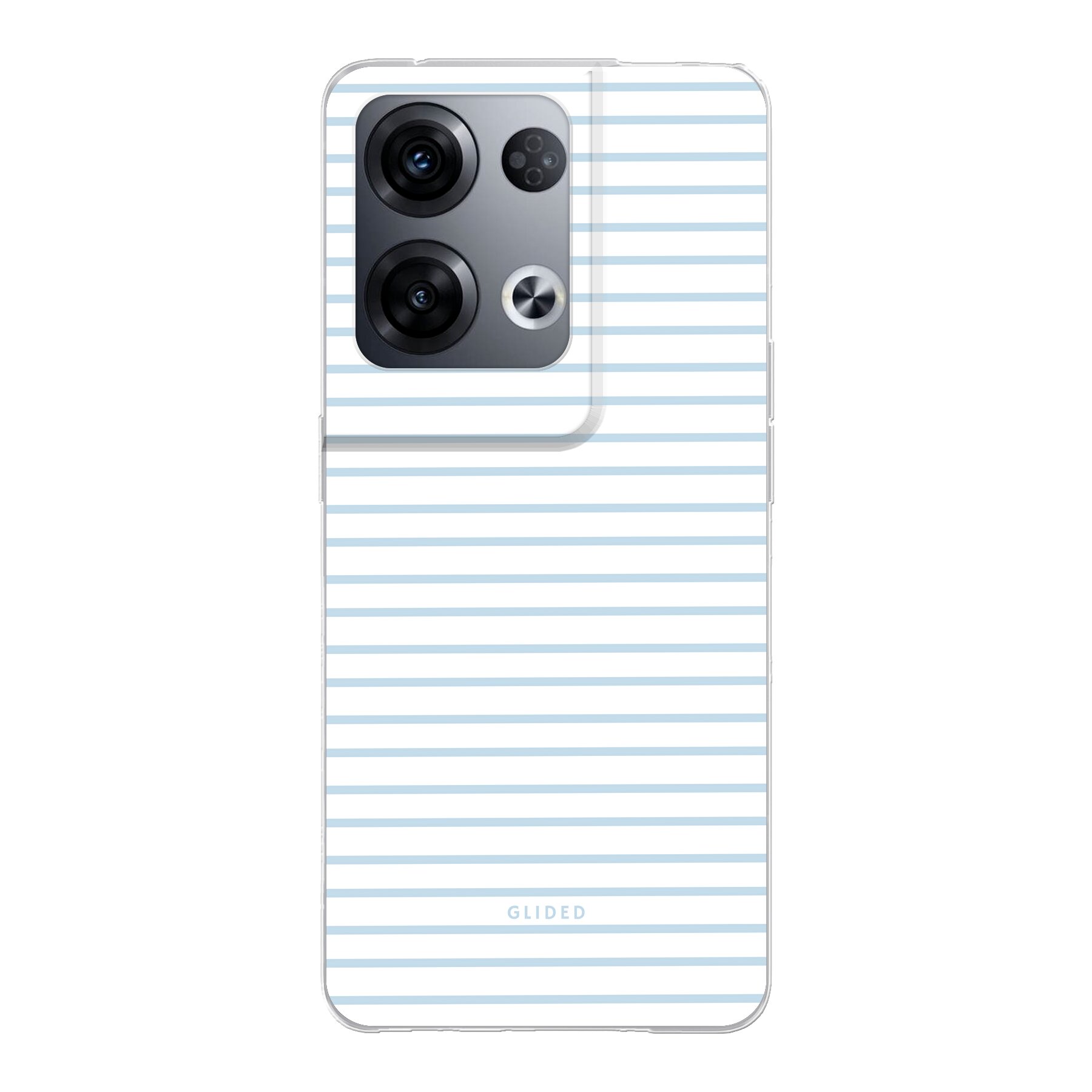 Imagen del producto Blue & White Stripes - Oppo Reno8 Pro Funda