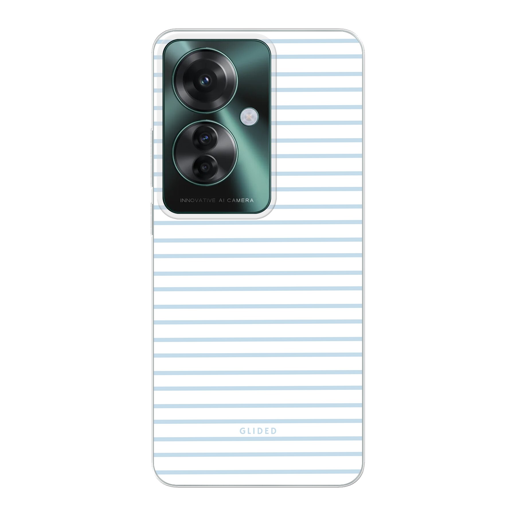 Imagen del producto Blue & White Stripes - Oppo Reno 11 F Funda
