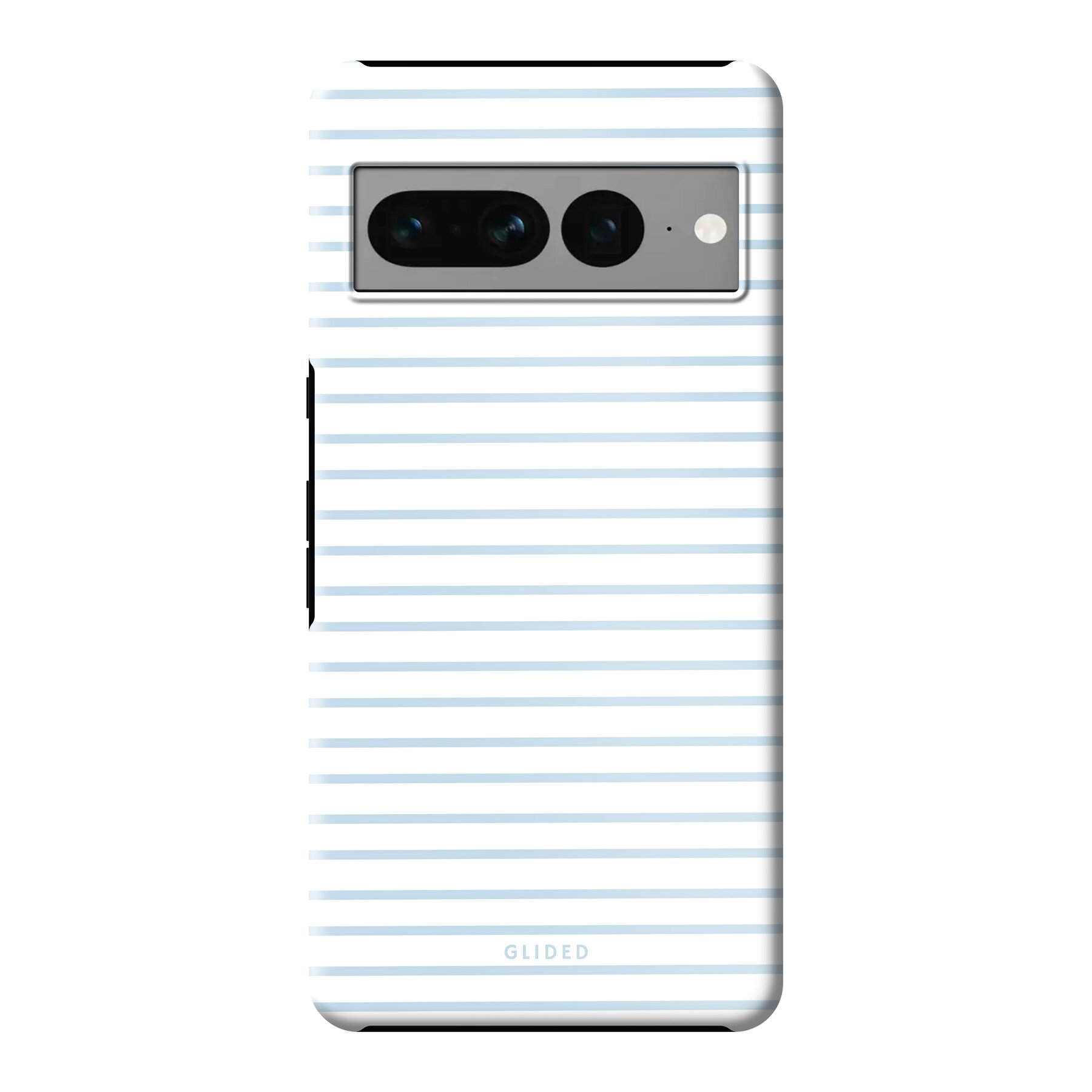 Produktbild Blue & White Stripes - Google Pixel 7 Pro Handyhülle