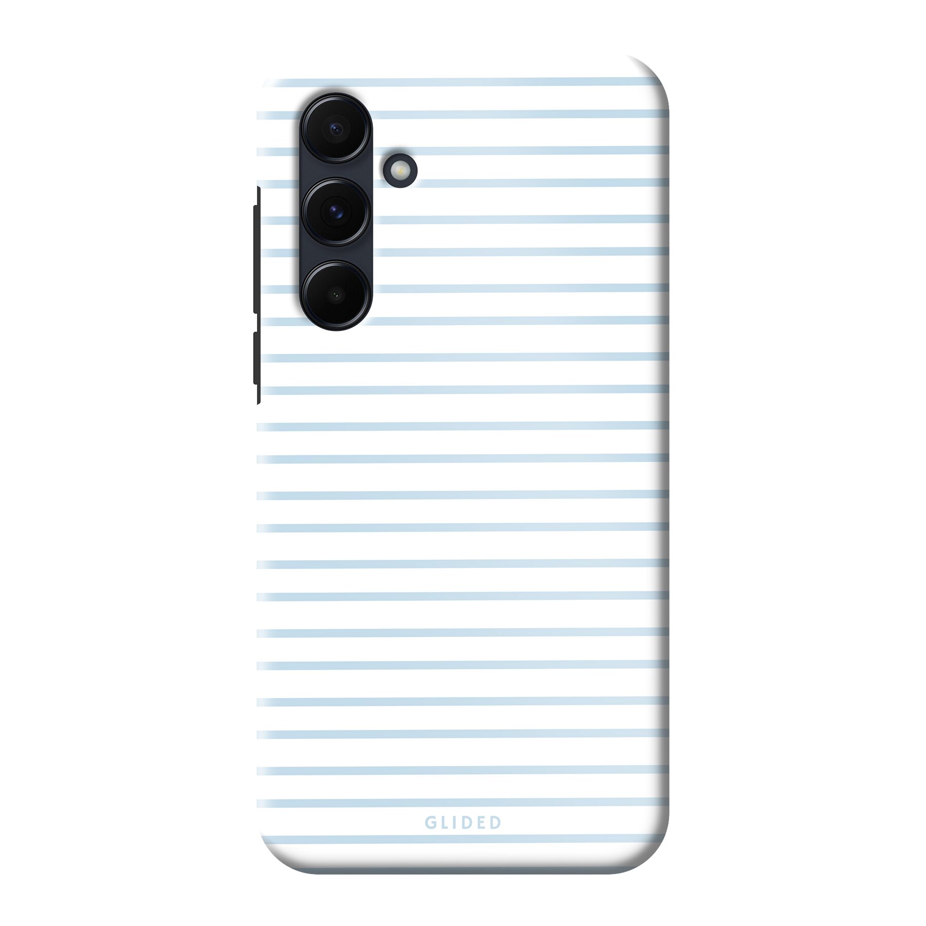 Produktbild Blue & White Stripes - Samsung Galaxy A55 Handyhülle