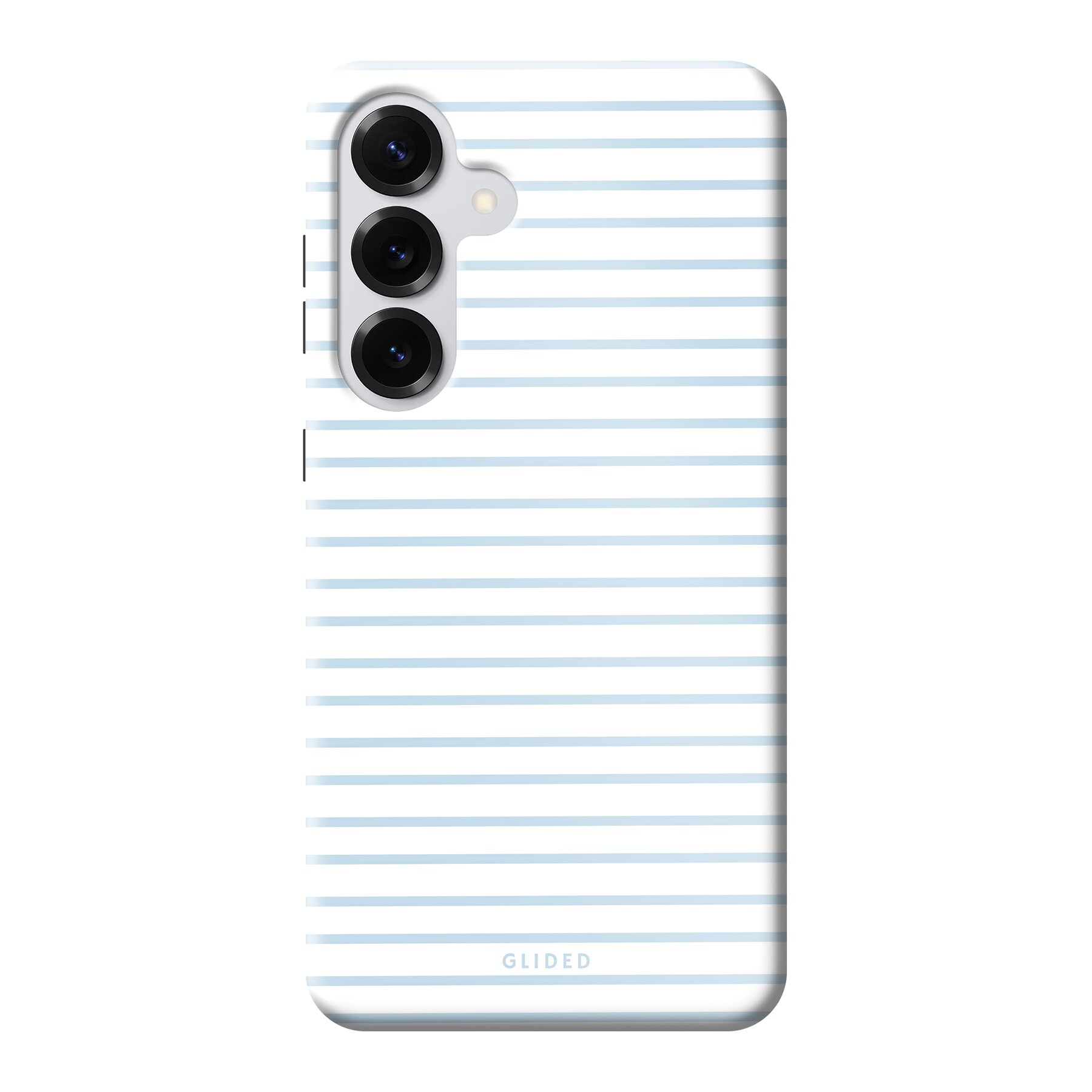 Produktbild Blue & White Stripes - Samsung Galaxy S25 Plus Handyhülle