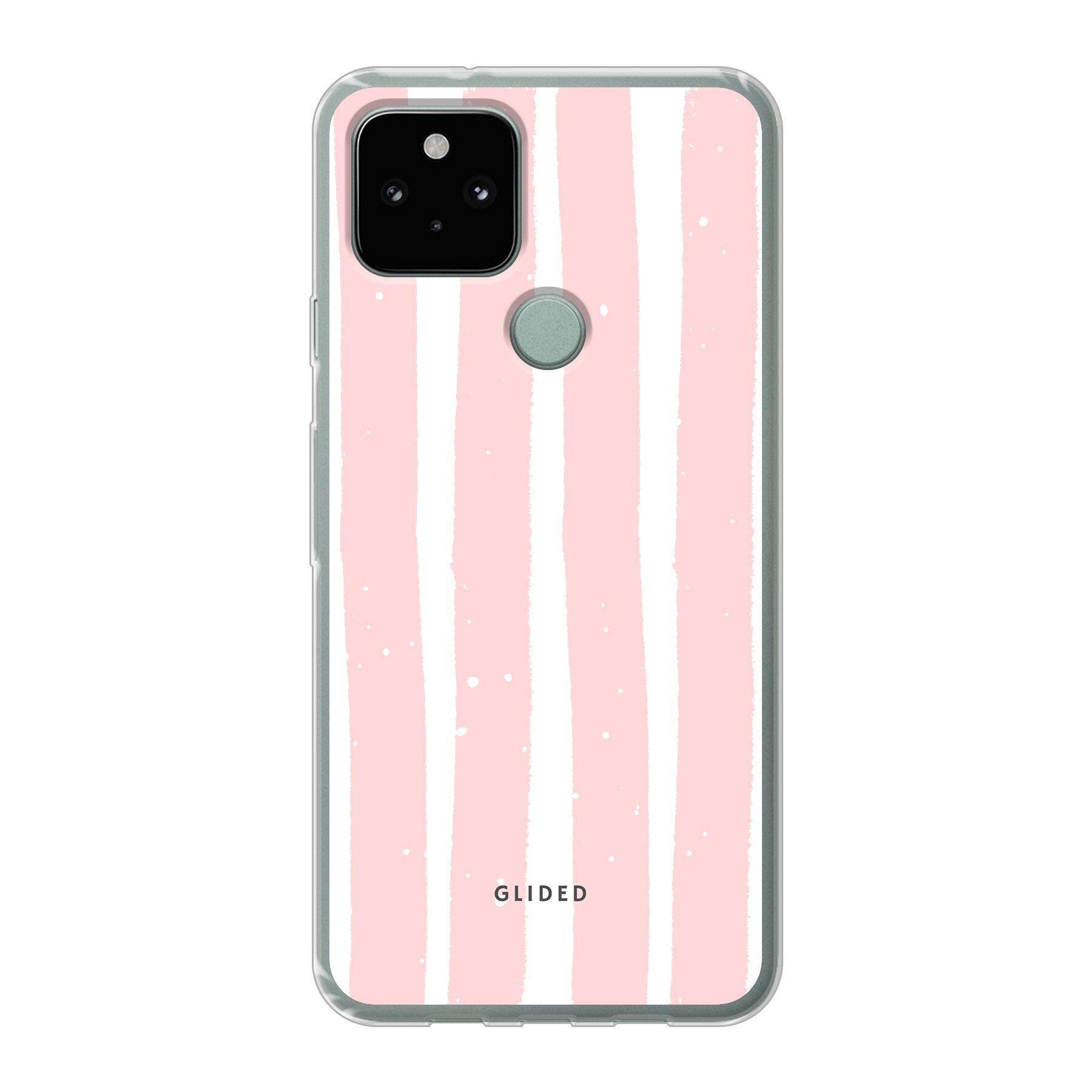 Pink Stripes - Google Pixel 5 Handyhülle