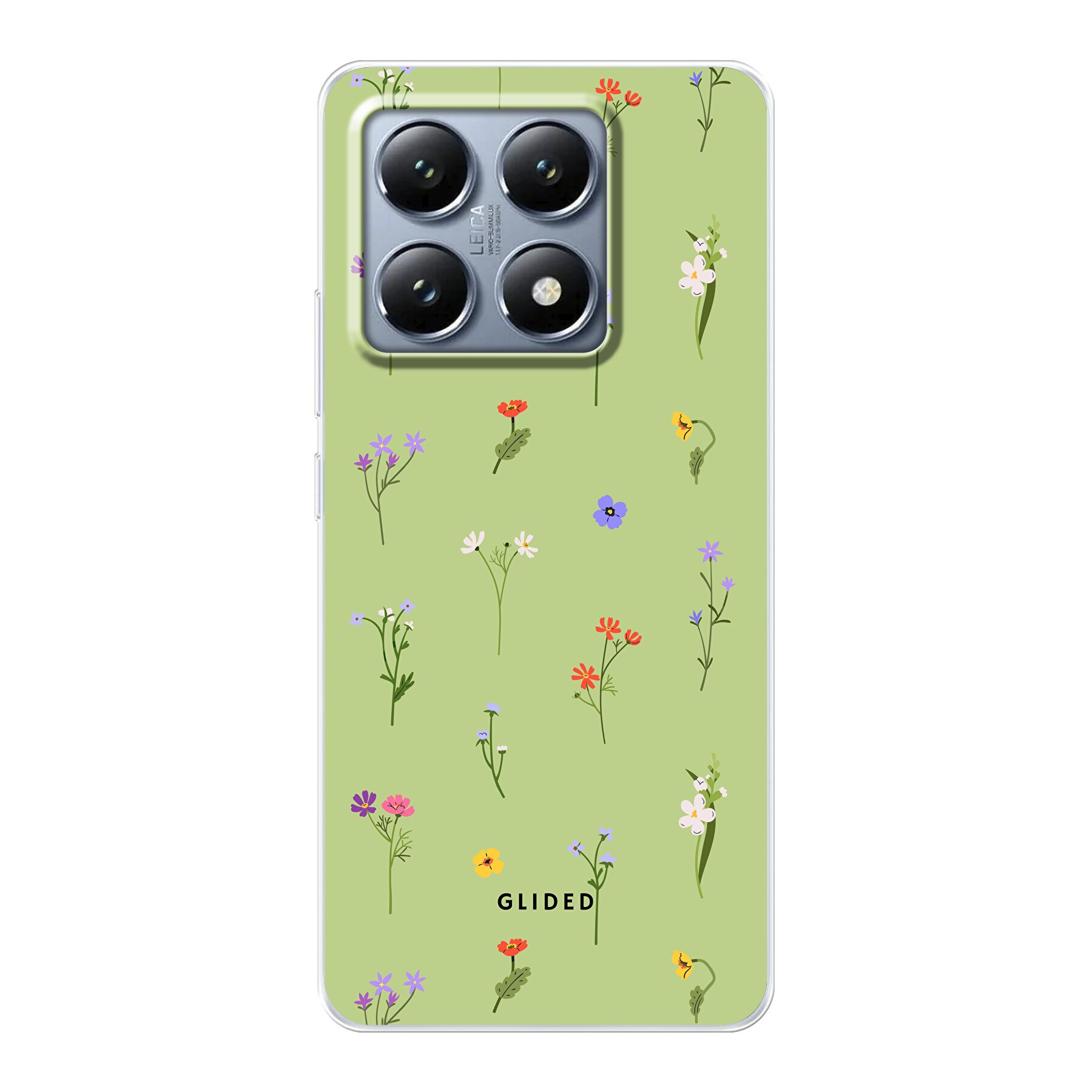 Green Floral - Xiaomi 14T Handyhülle