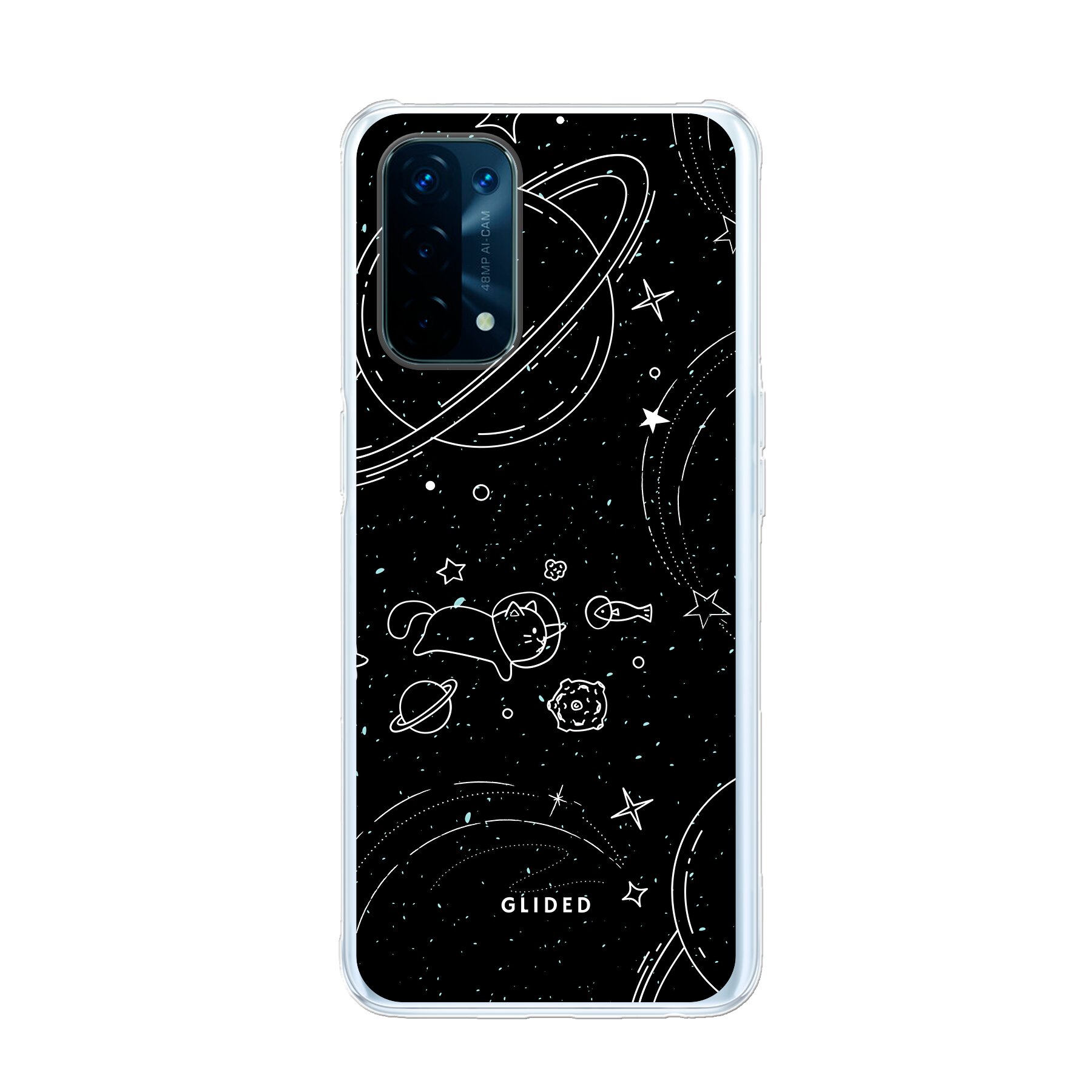 Cosmic Cat - Oppo A93 5G Handyhülle