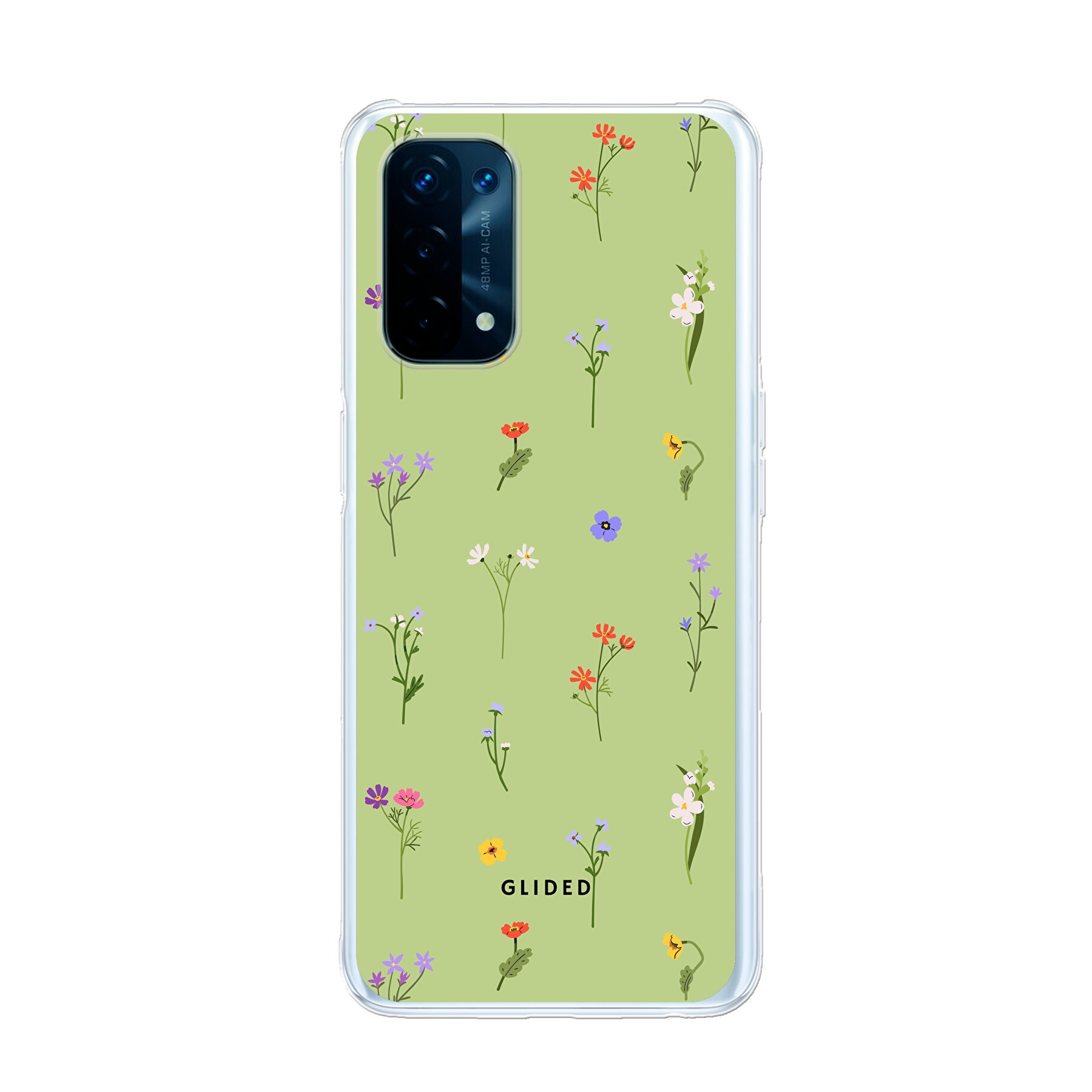 Green Floral - Oppo A93 5G Handyhülle