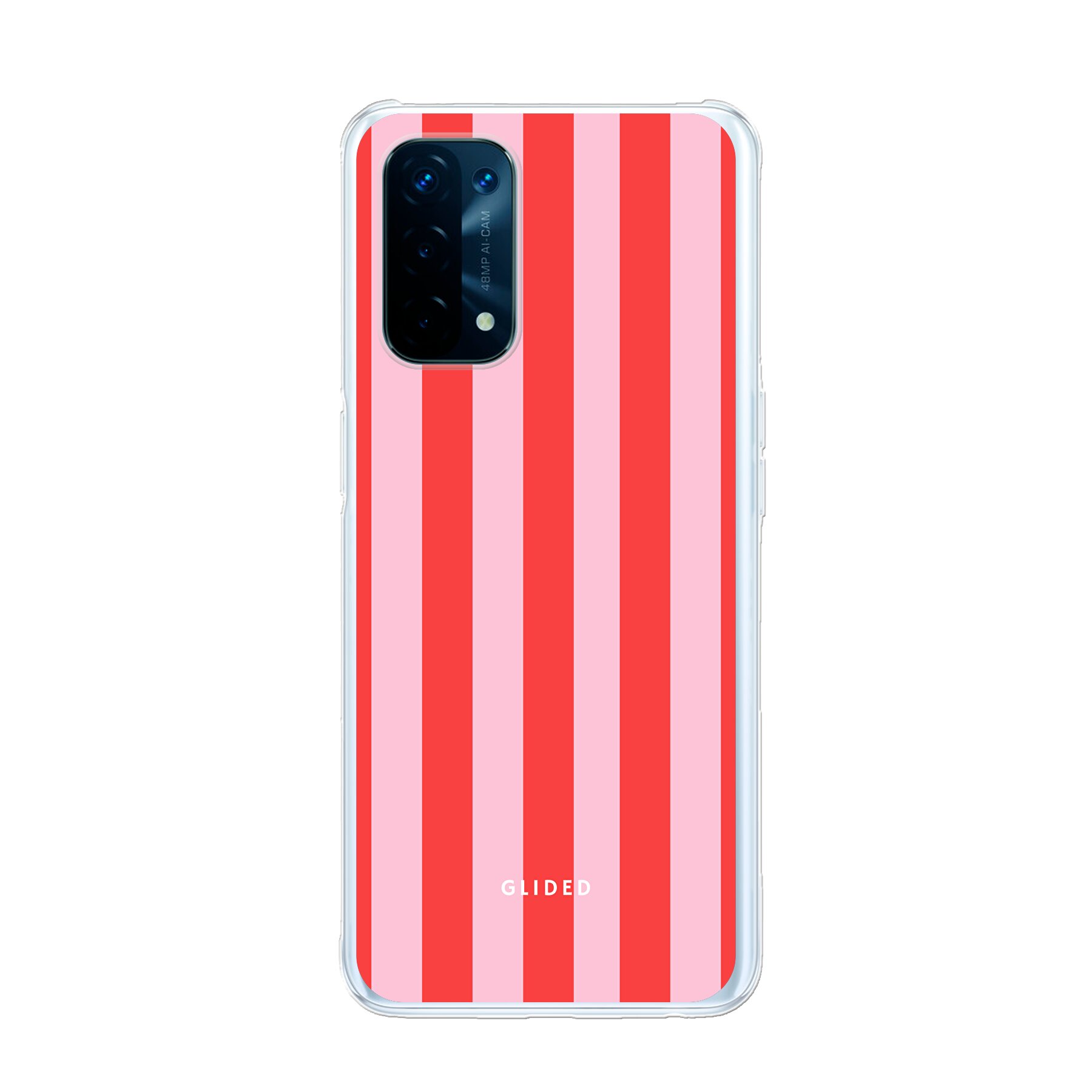 Red & Pink - Oppo A93 5G Handyhülle