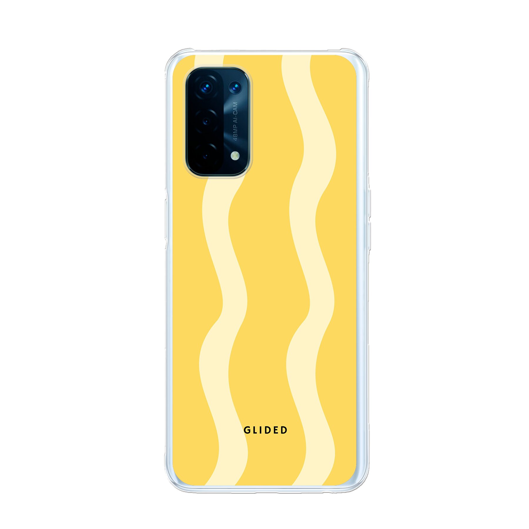 Yellow Wavy - Oppo A93 5G Handyhülle