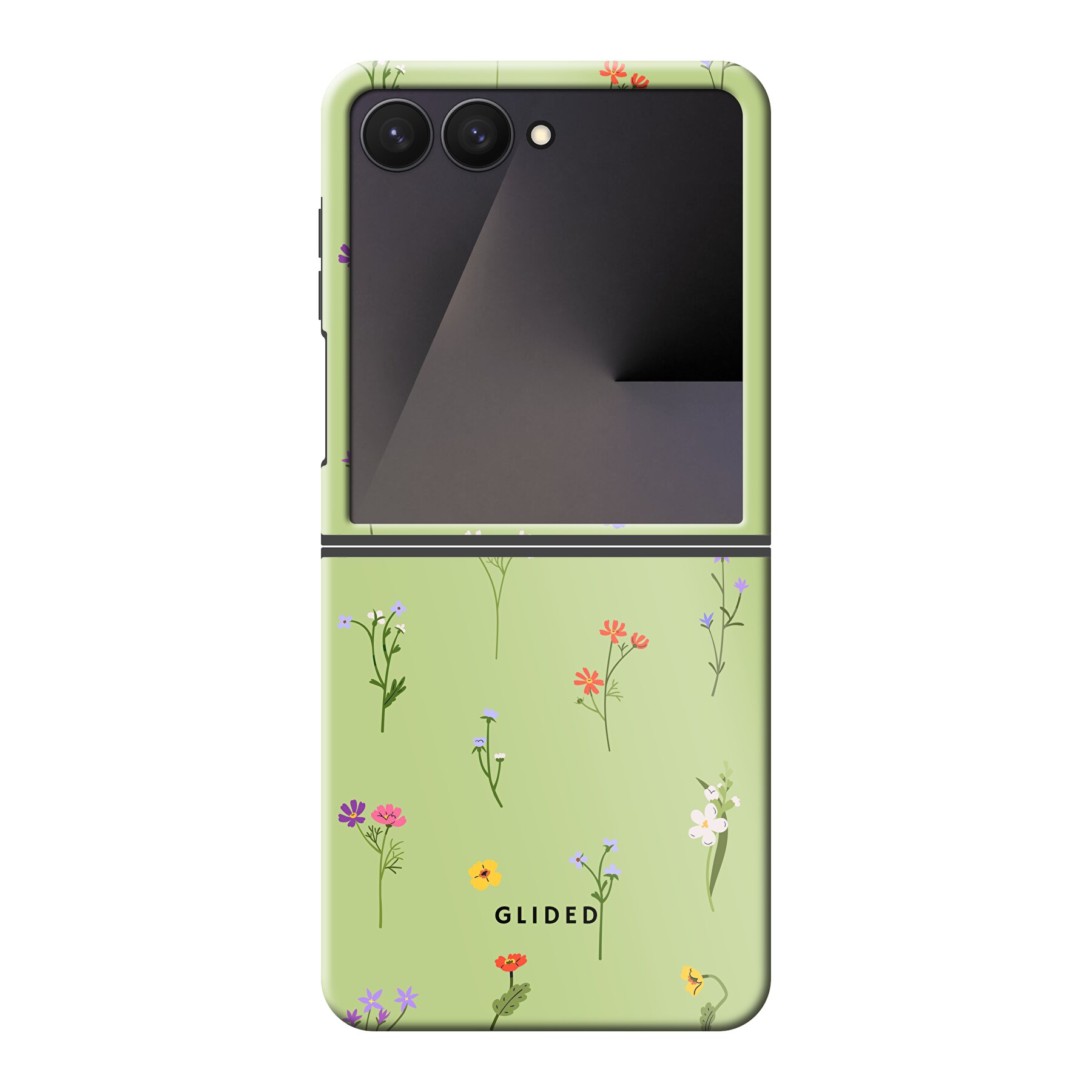 Produktbild Green Floral - Samsung Galaxy Z Flip7 Handyhülle