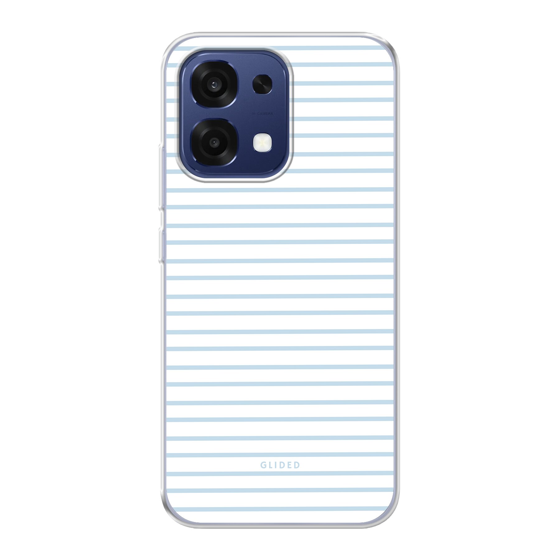 Image du produit Blue & White Stripes - Oppo A6 Pro 4G Coque de téléphone