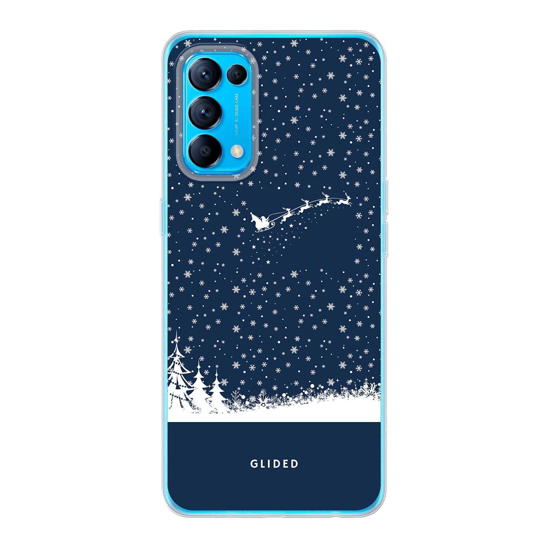 Flying Santa - Oppo Reno5 5G Handyhülle