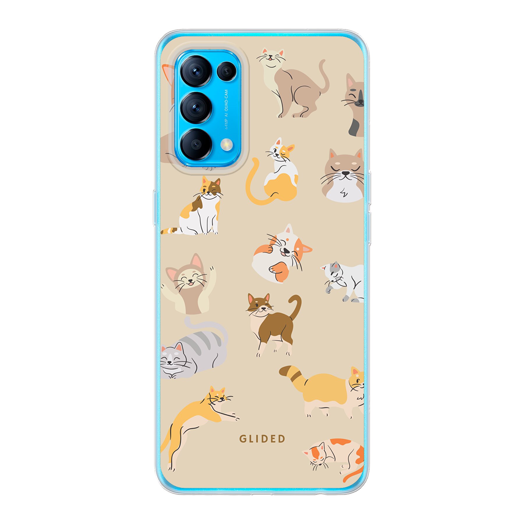 Image du produit Meow - Oppo Reno5 5G Coque de téléphone