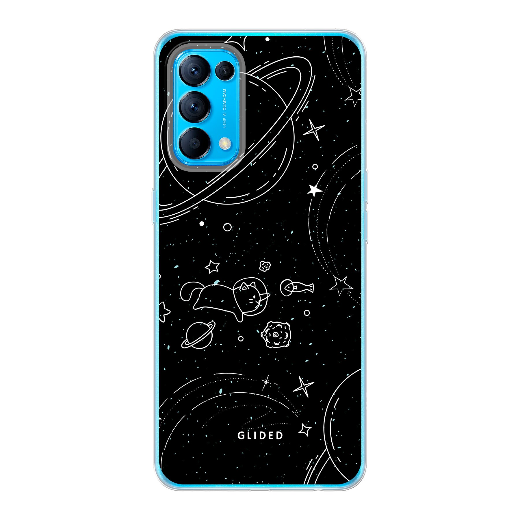 Image du produit Cosmic Cat - Oppo Reno5 5G Coque de téléphone