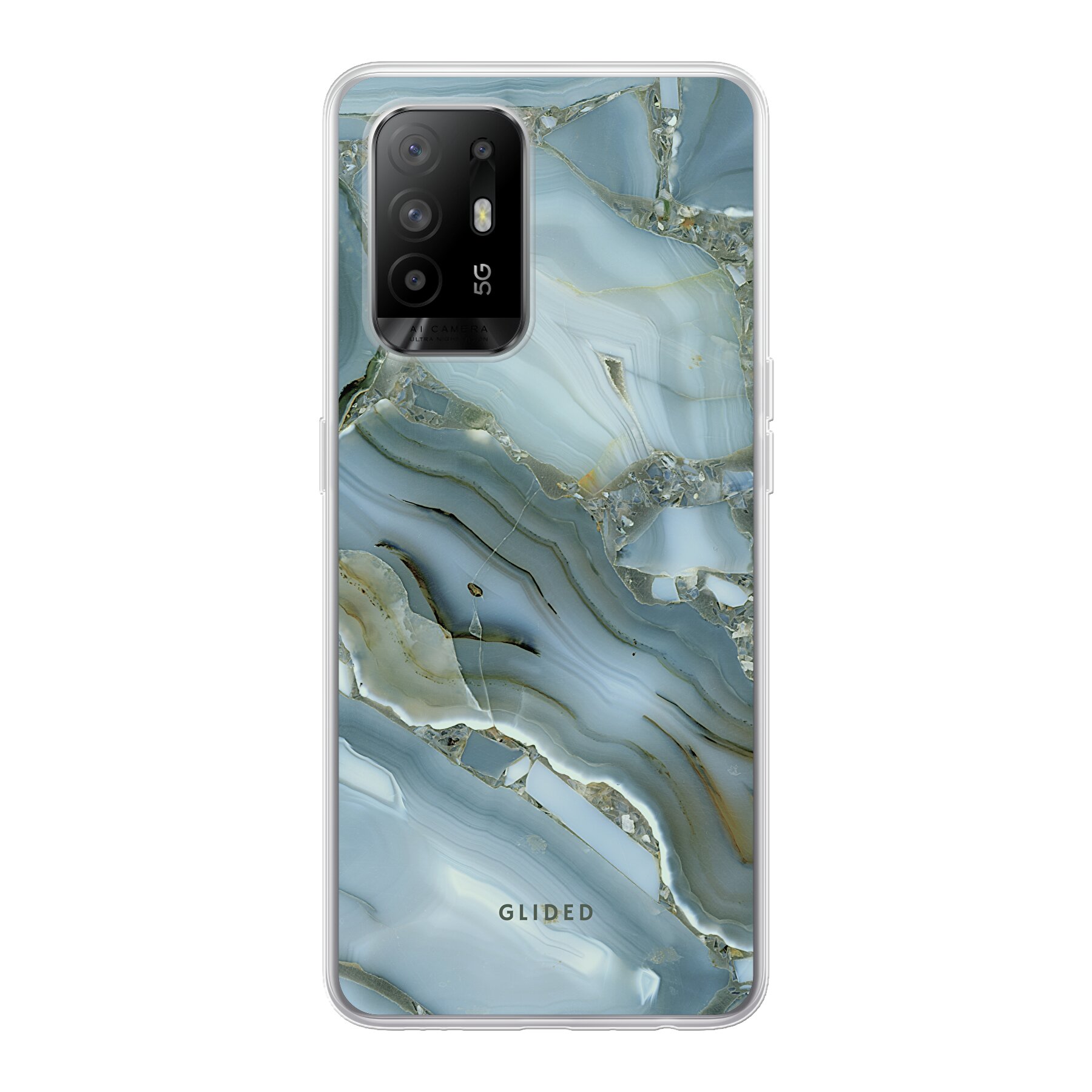 Produktbild Green Marble - Oppo A95 5G Handyhülle