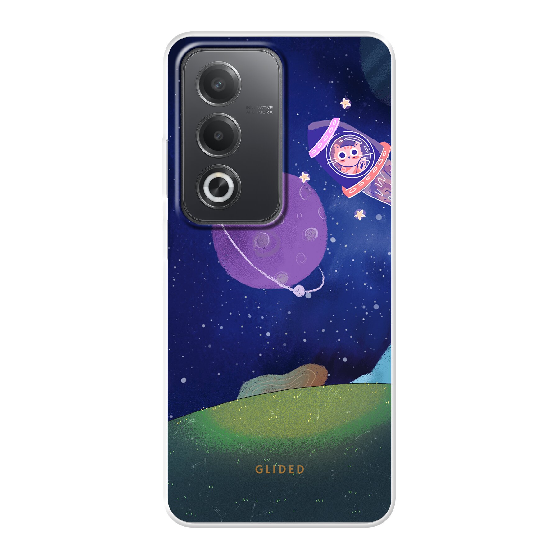 Image du produit Galaxy Cat - Oppo A80 Coque de téléphone