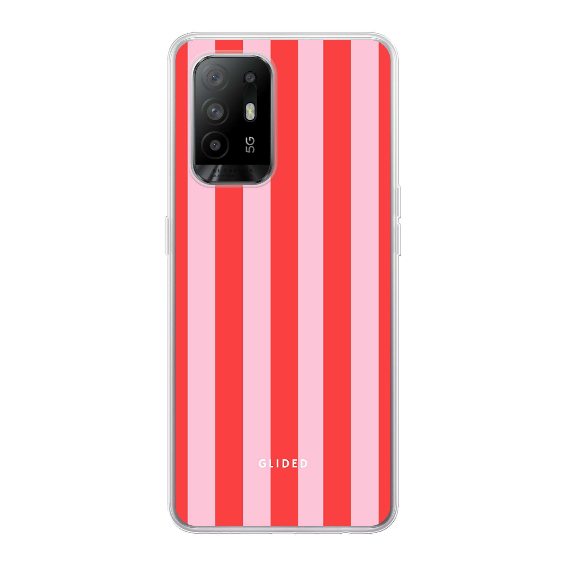 Image du produit Red & Pink - Oppo A94 5G Coque de téléphone