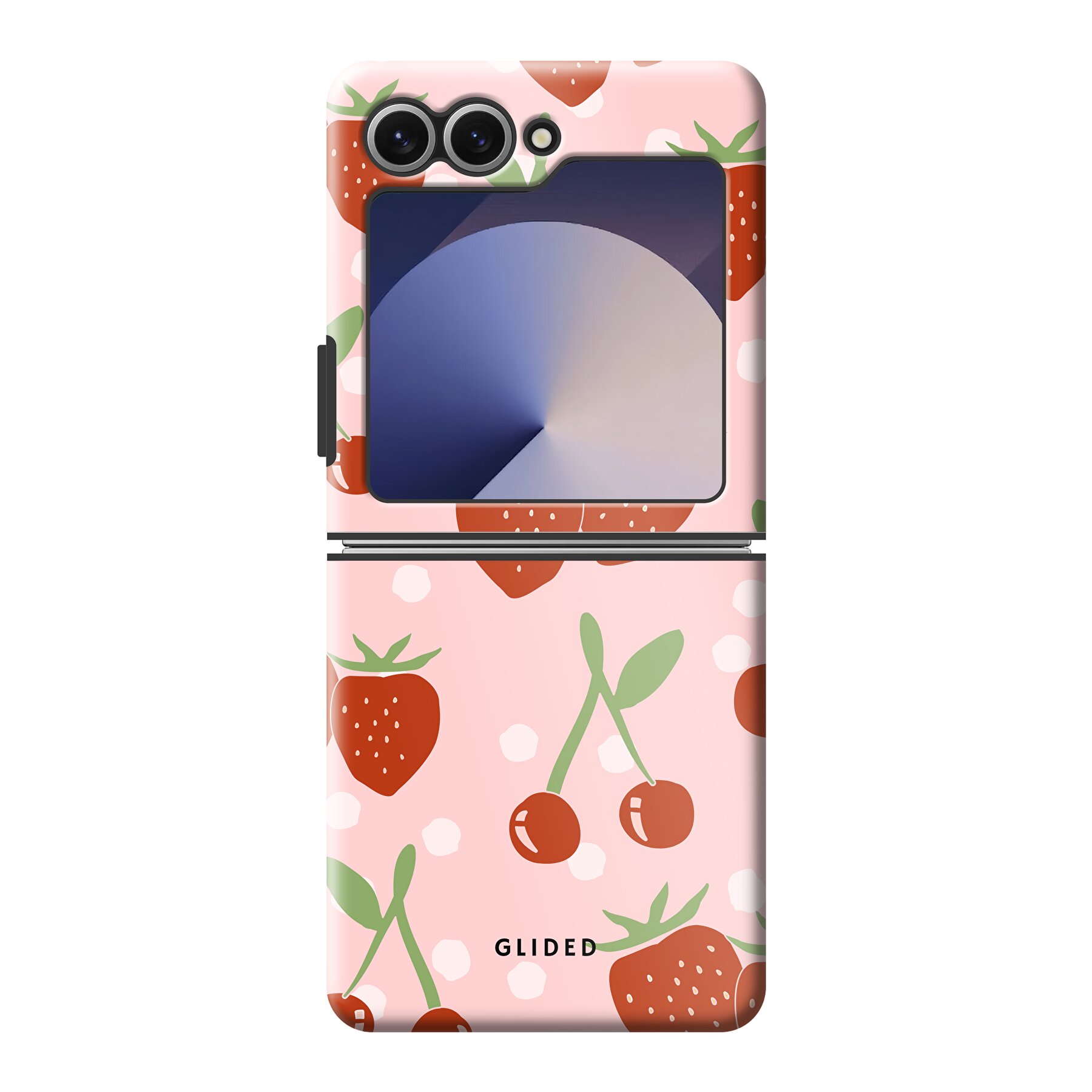 Image du produit Cherry meets Strawberry - Samsung Galaxy Z Flip6 Coque de téléphone