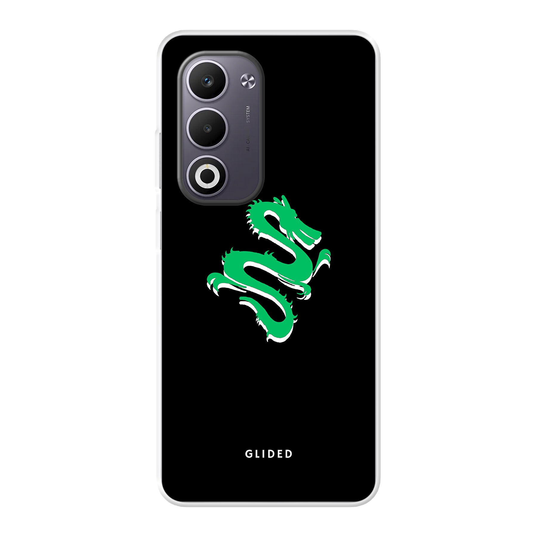 Productafbeelding Emerald Dragon - Oppo A5 Handyhülle