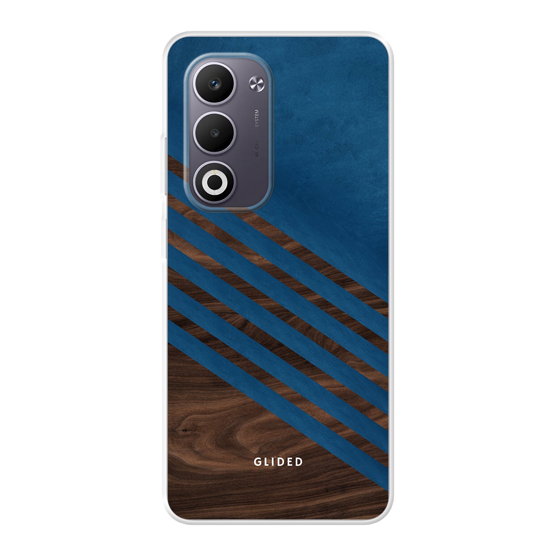 Productafbeelding Blue Wood - Oppo A5 Handyhülle