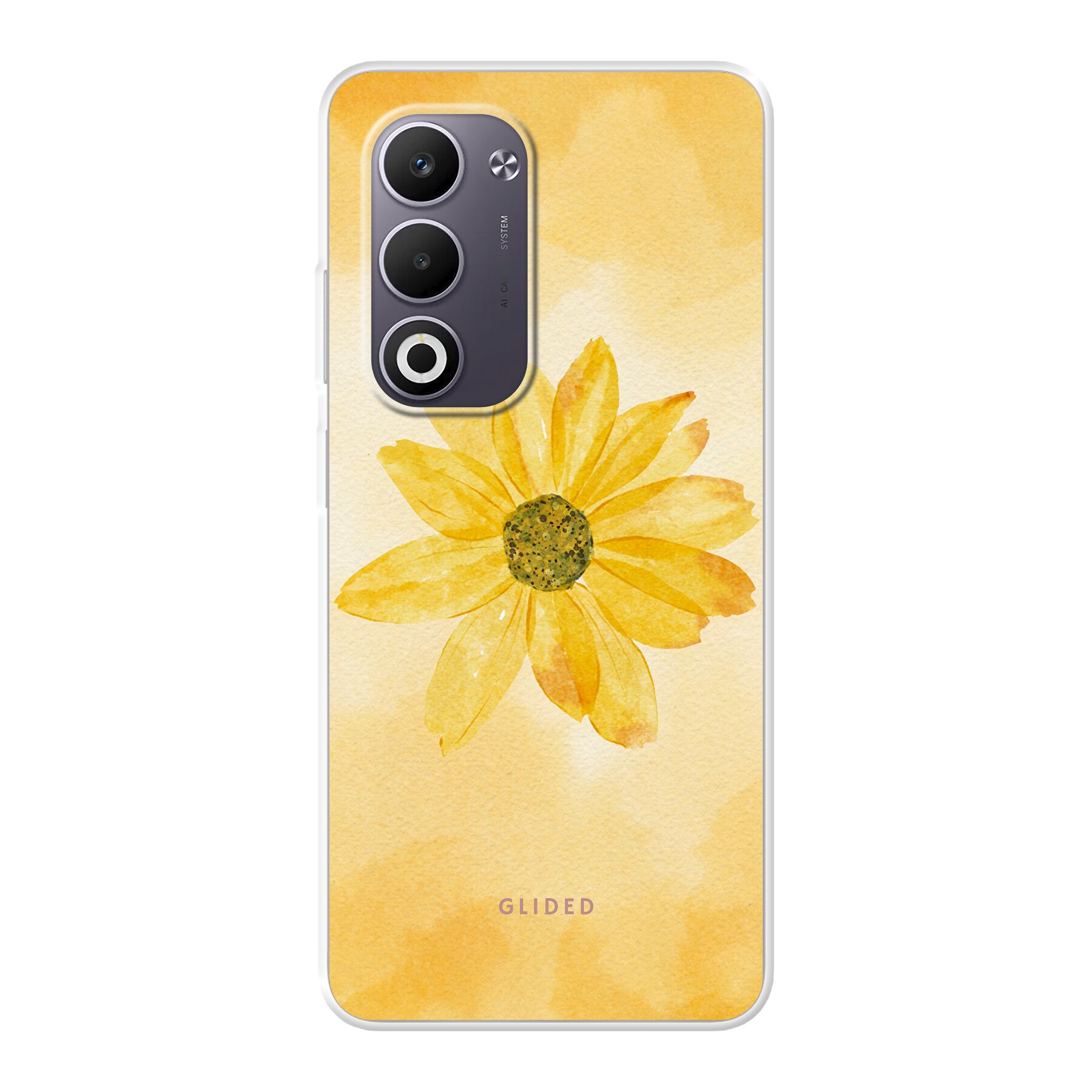 Productafbeelding Yellow Flower - Oppo A5 Handyhülle