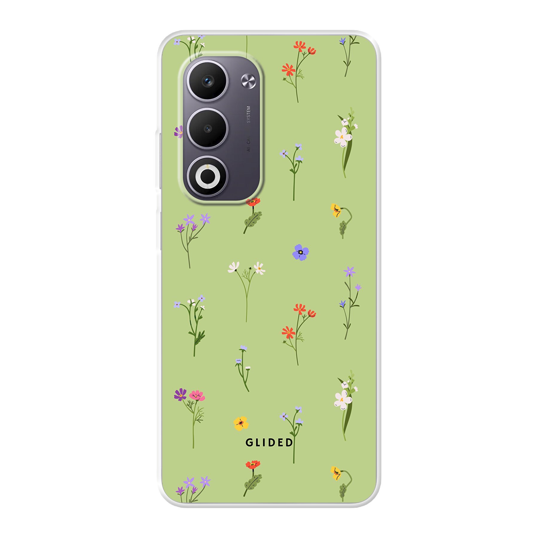Image du produit Green Floral - Oppo A5 Coque de téléphone