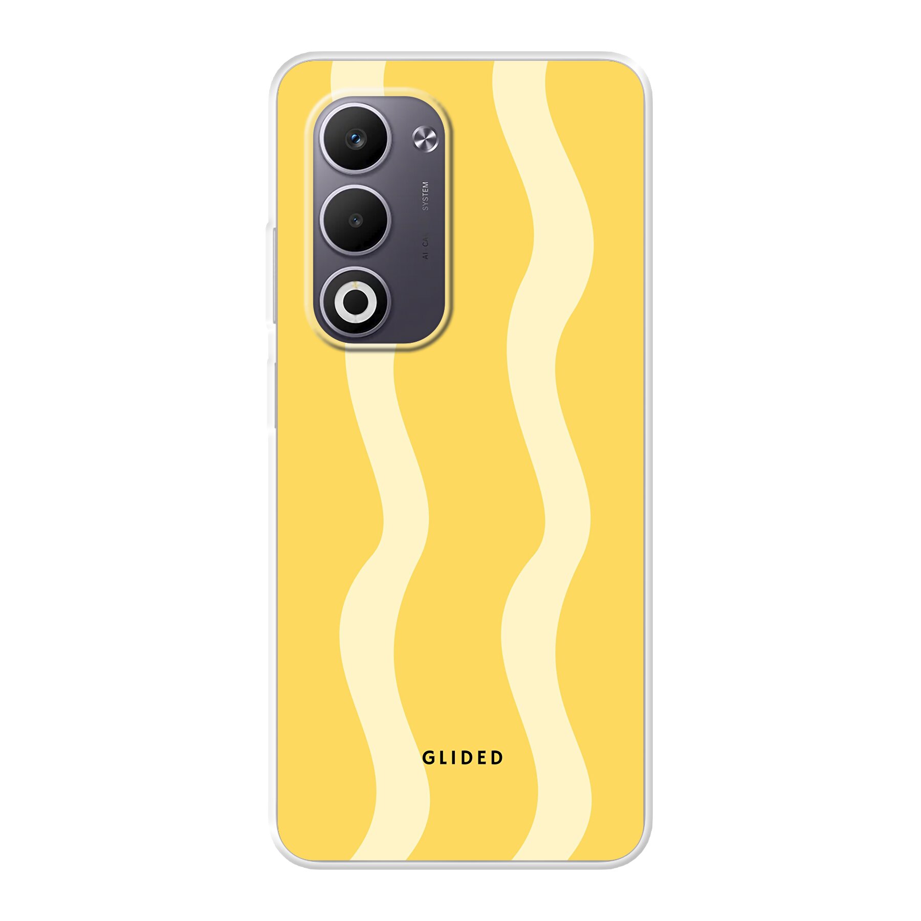 Image du produit Yellow Wavy - Oppo A5 Coque de téléphone