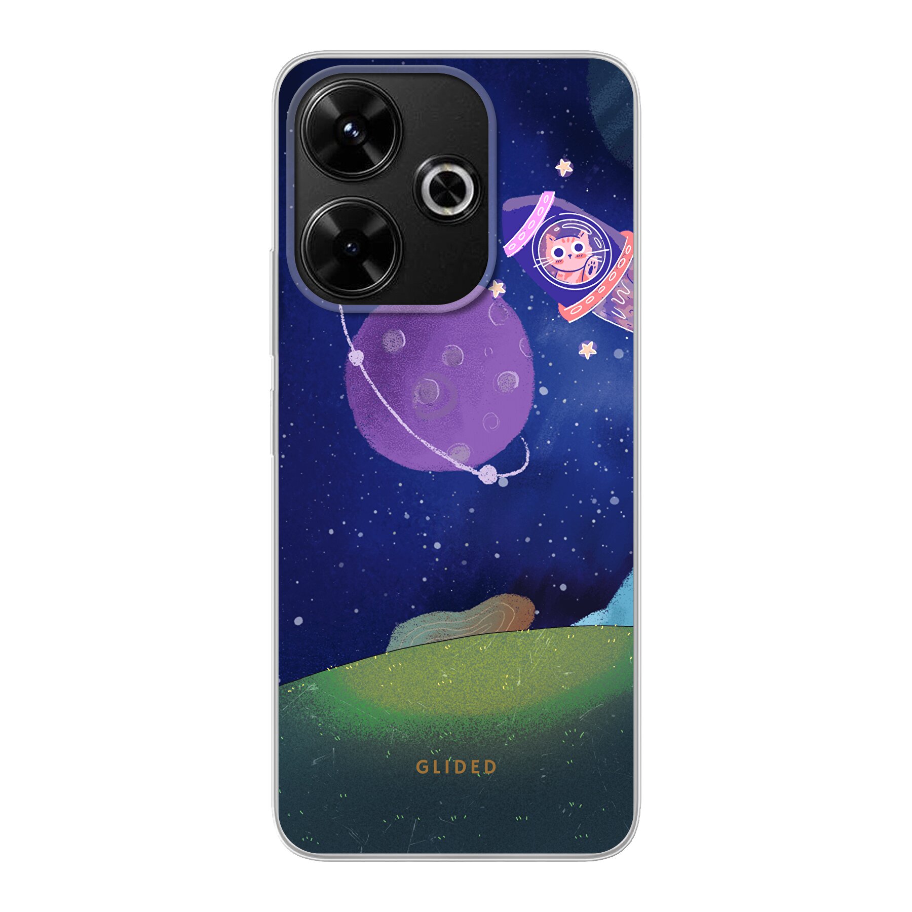 Galaxy Cat - Xiaomi Redmi Note 13R Handyhülle