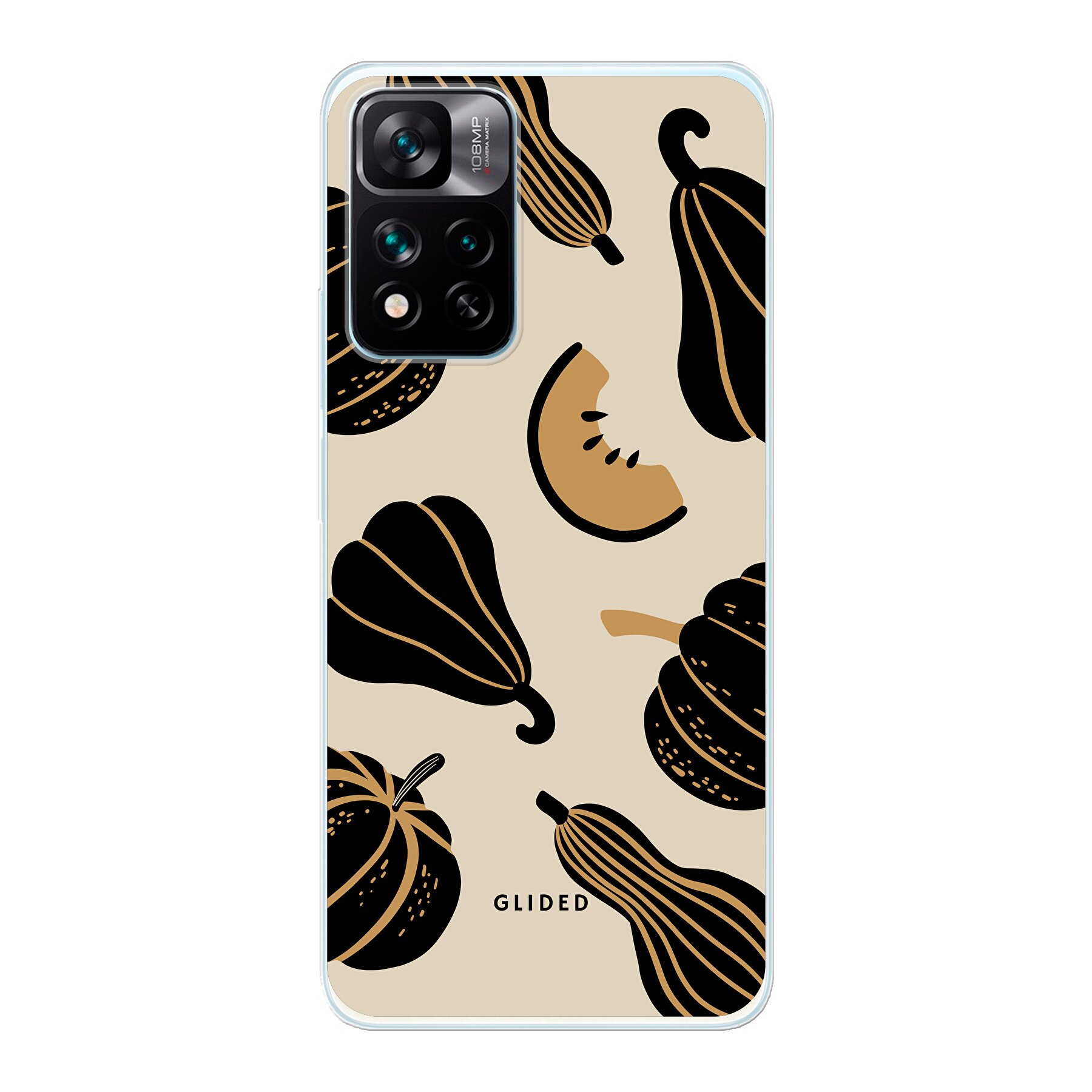 Beige and Black Pumpkin - Xiaomi 11i Handyhülle