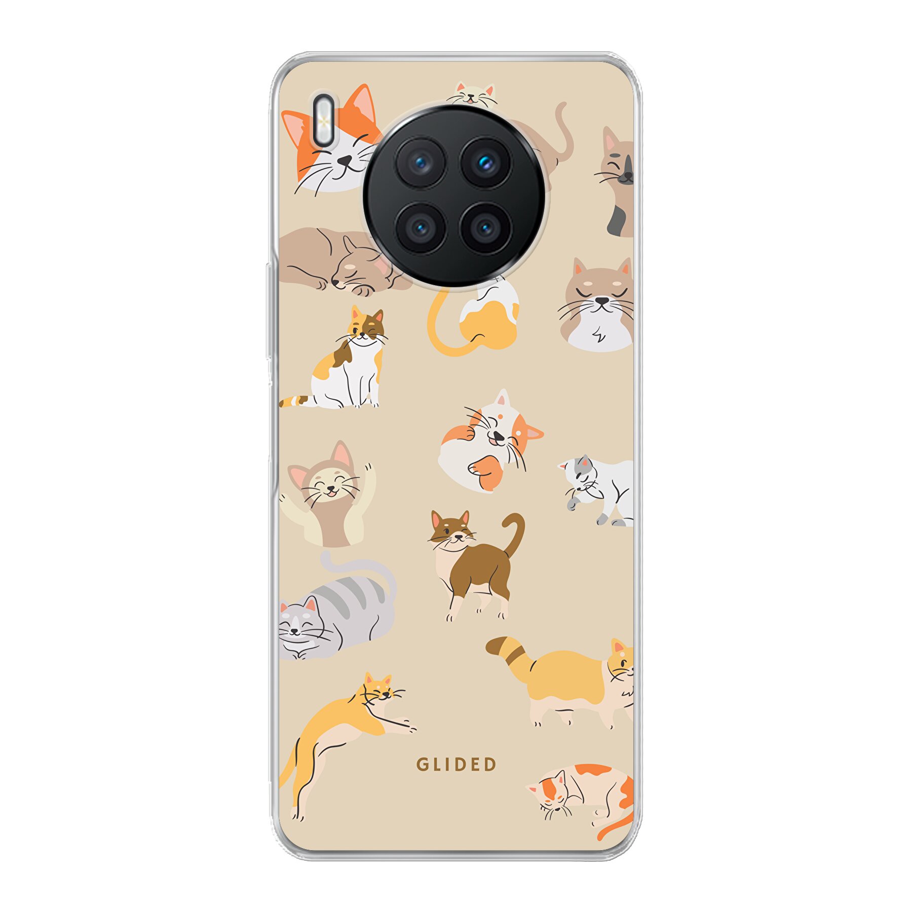 Meow - Huawei Nova 8i Handyhülle