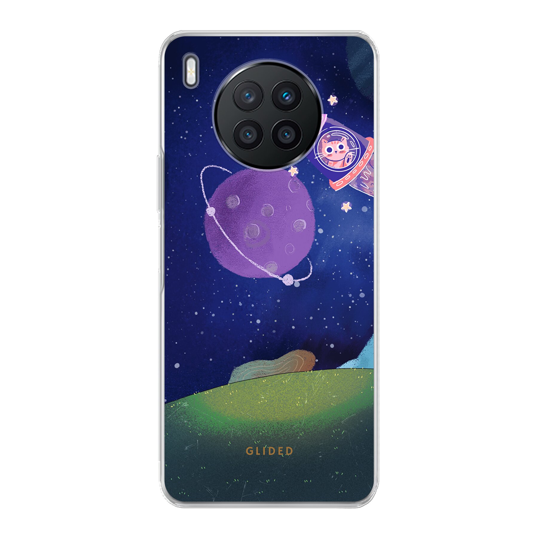 Galaxy Cat - Huawei Nova 8i Handyhülle