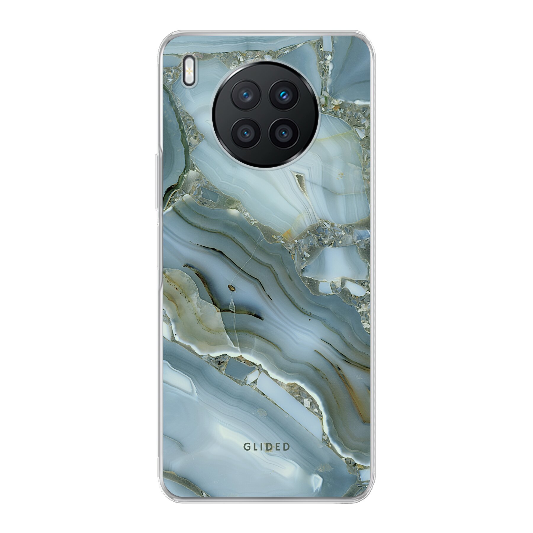 Green Marble - Huawei Nova 8i Handyhülle