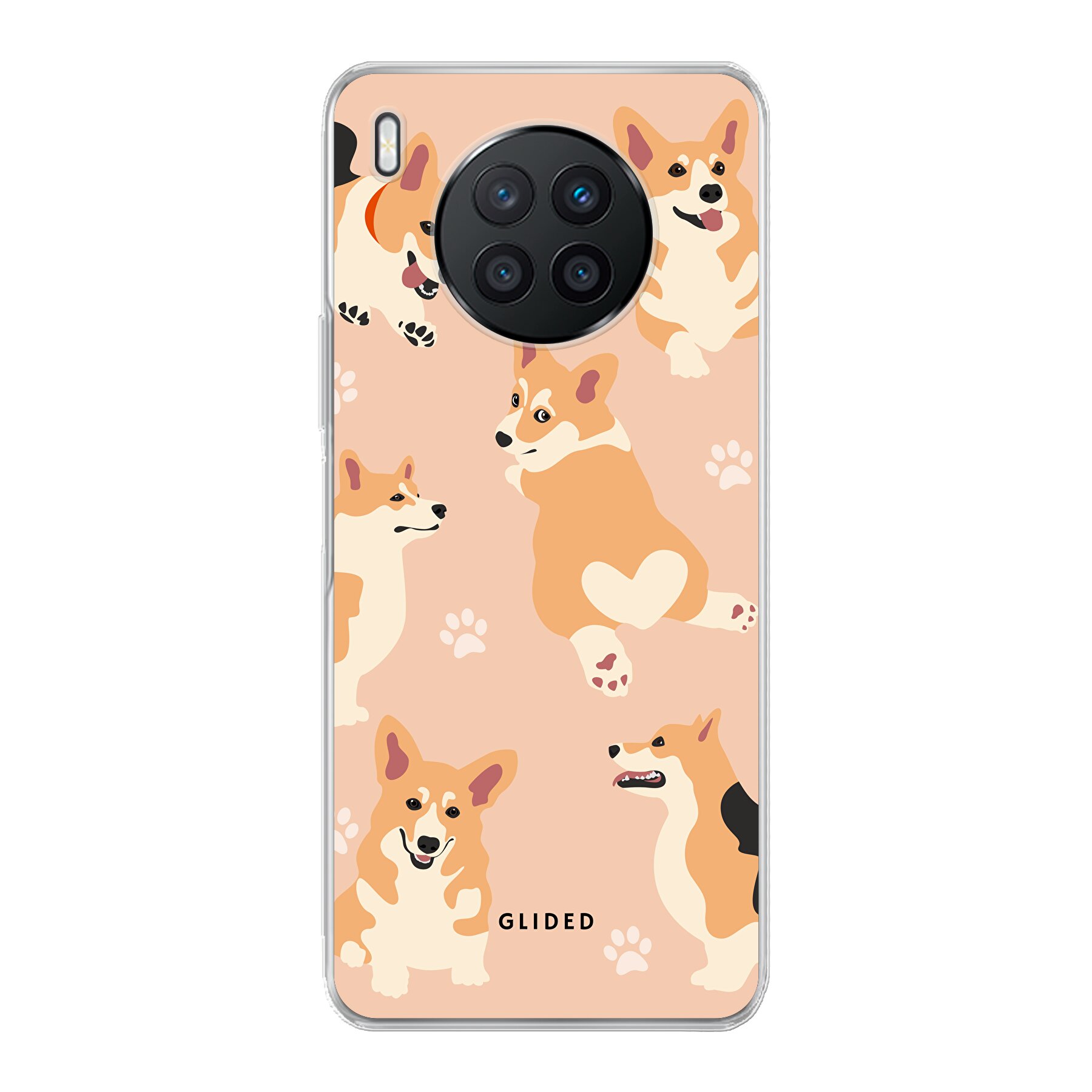 Corgi Love - Huawei Nova 8i Handyhülle