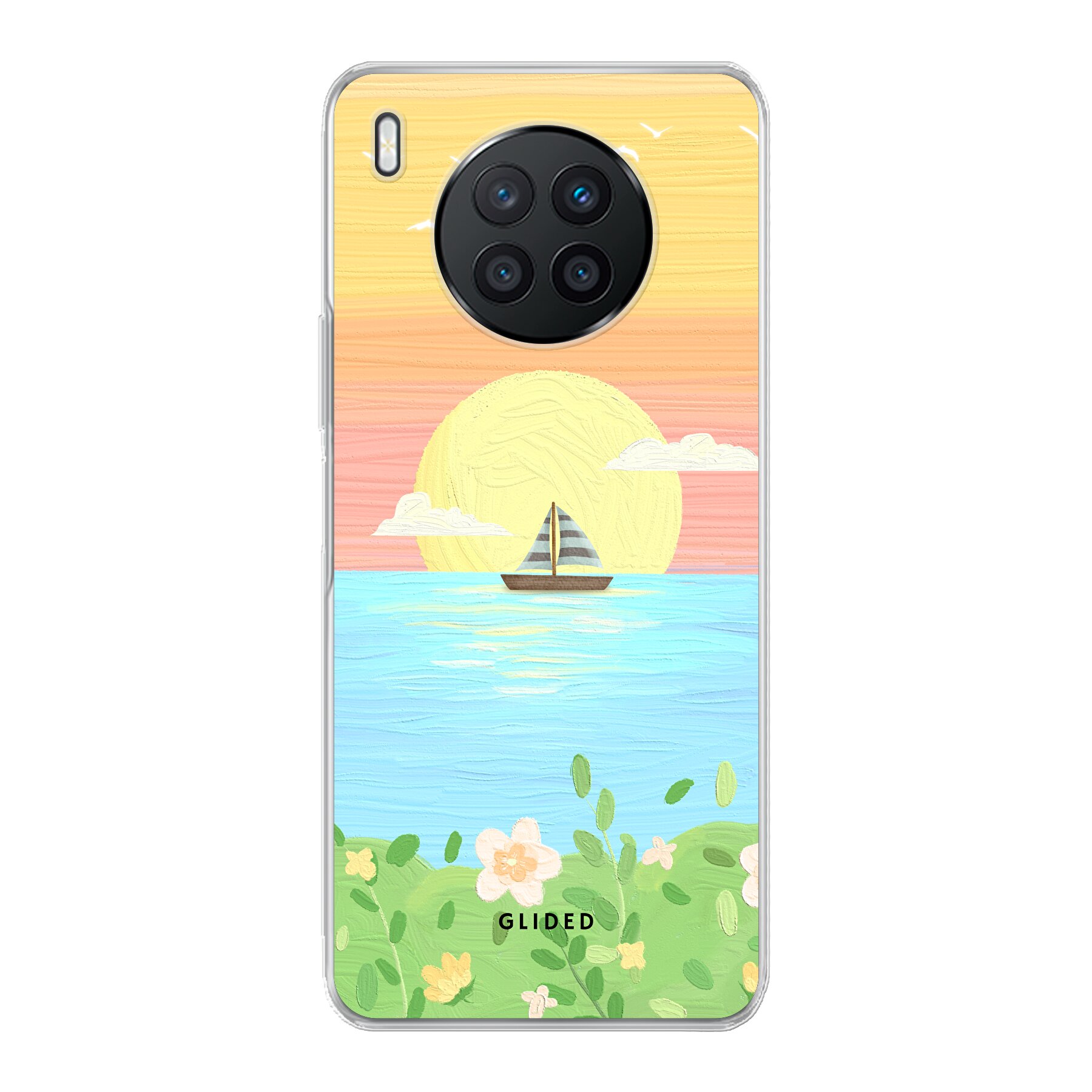 Cute Sunset - Huawei Nova 8i Handyhülle