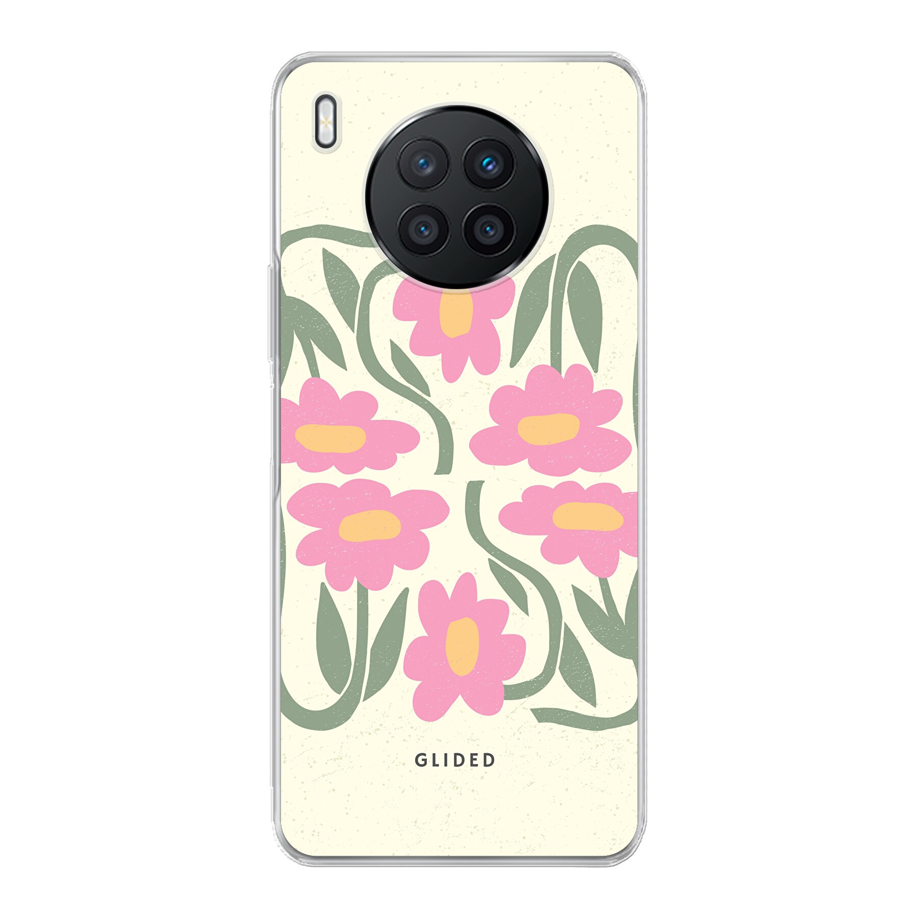Flowy Pink - Huawei Nova 8i Handyhülle
