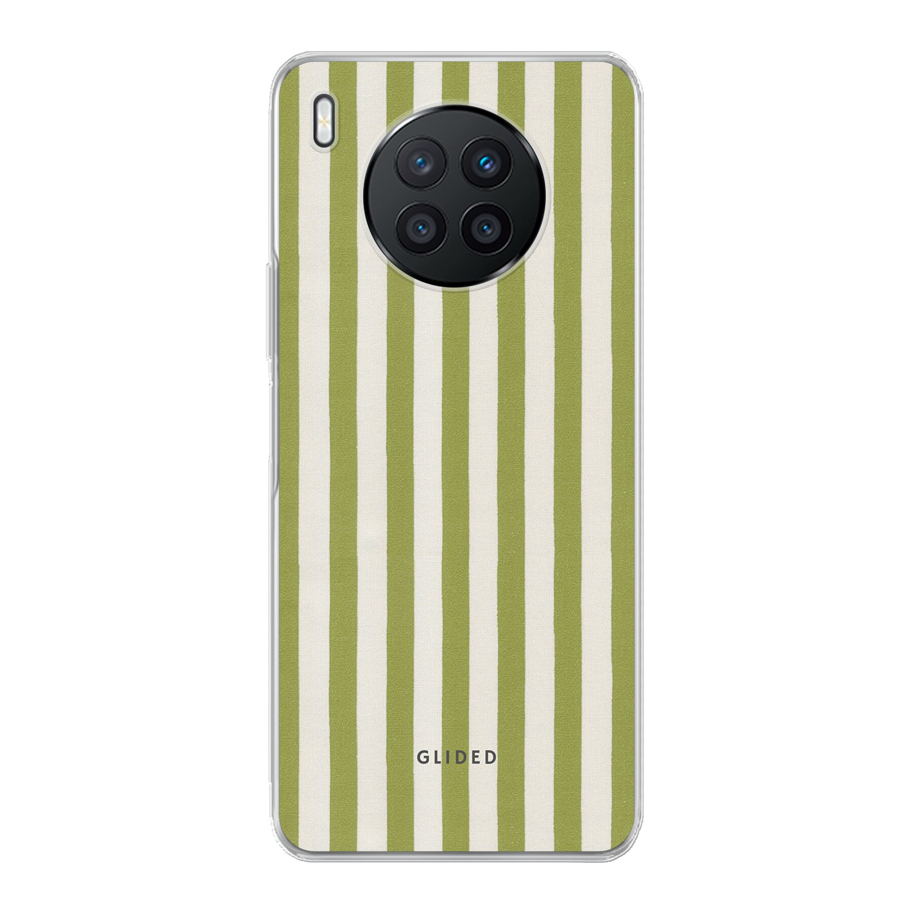 Green and Cream - Huawei Nova 8i Handyhülle