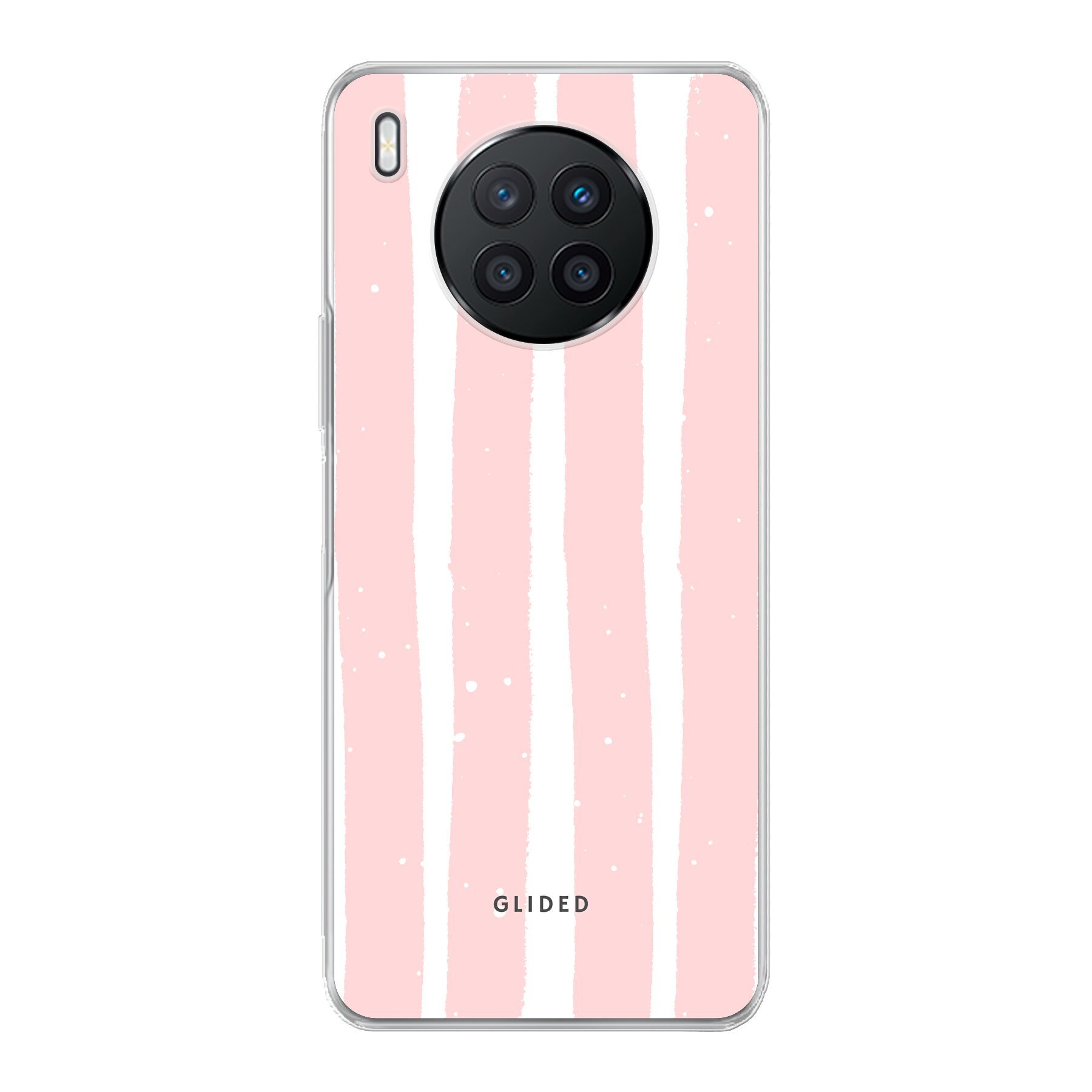 Pink Stripes - Huawei Nova 8i Handyhülle