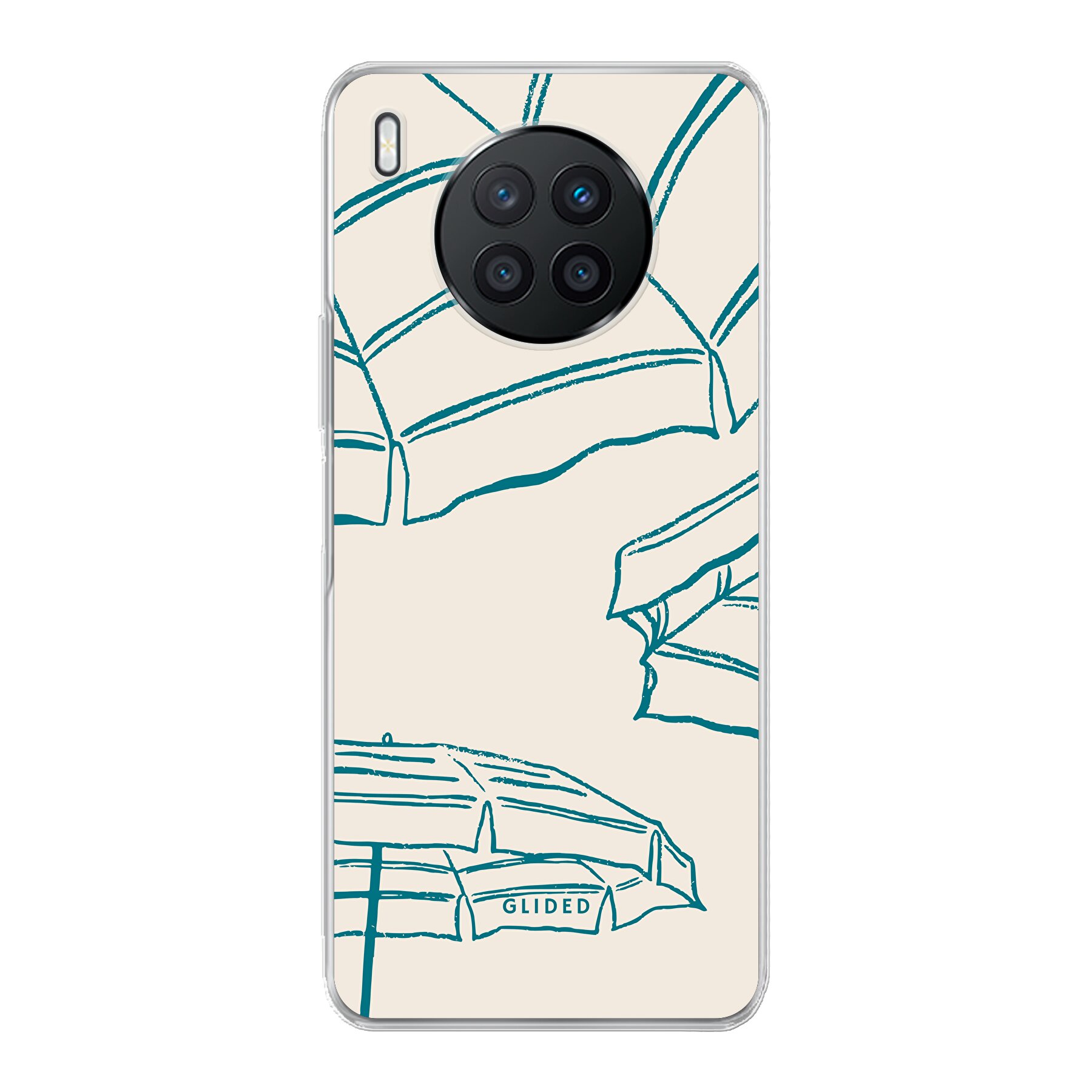 Beach Umbrella - Huawei Nova 8i Handyhülle