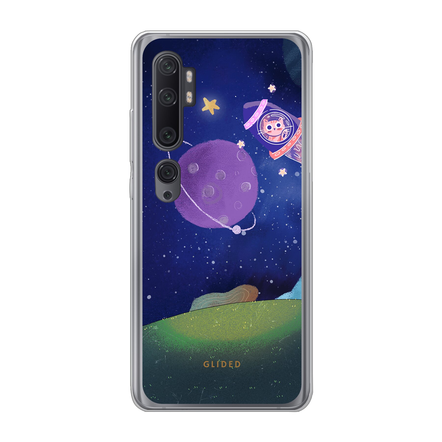 Galaxy Cat - Xiaomi Mi Note 10 Pro Handyhülle